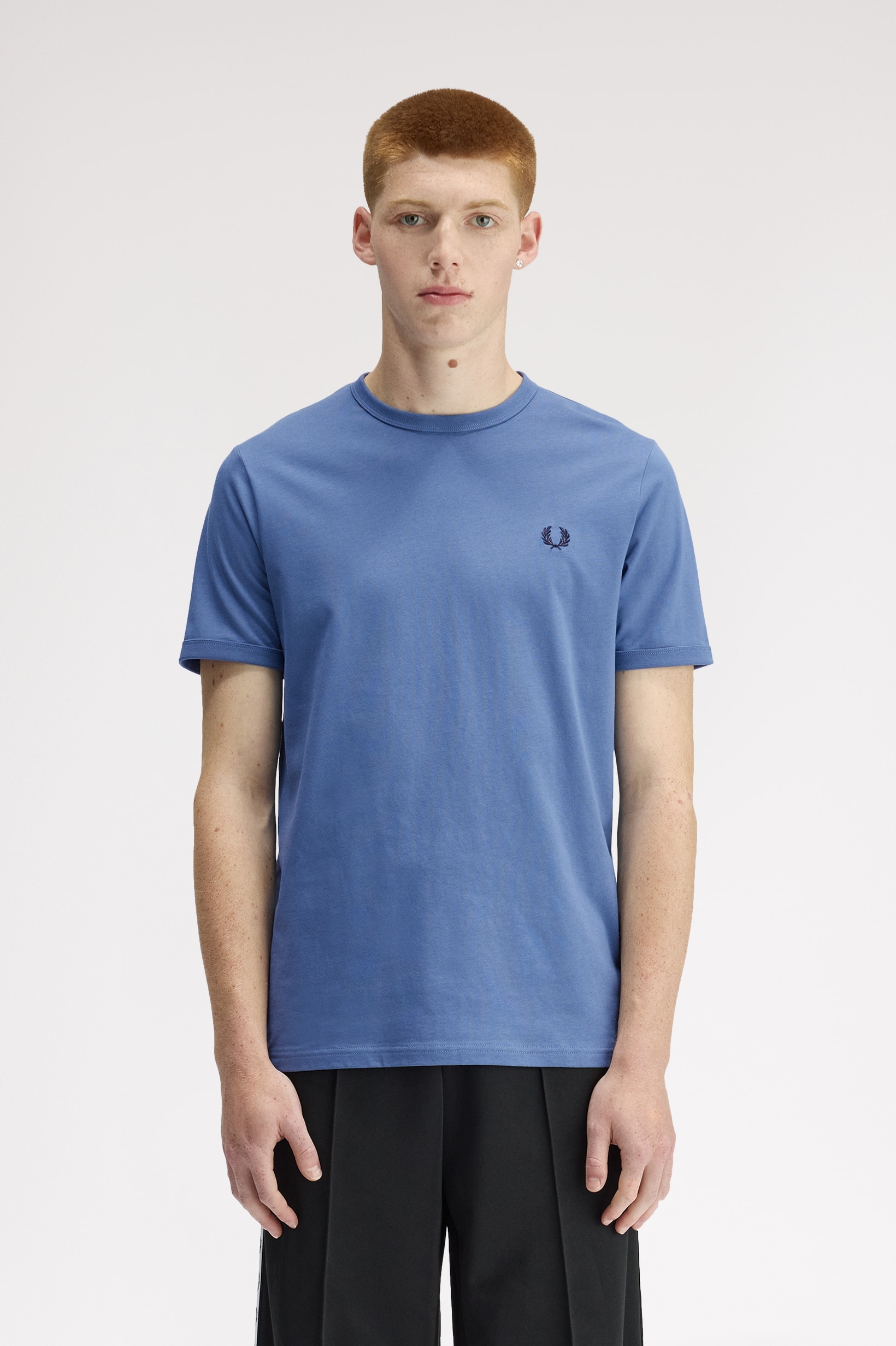 T-Shirt 'Ringer' Azul-1