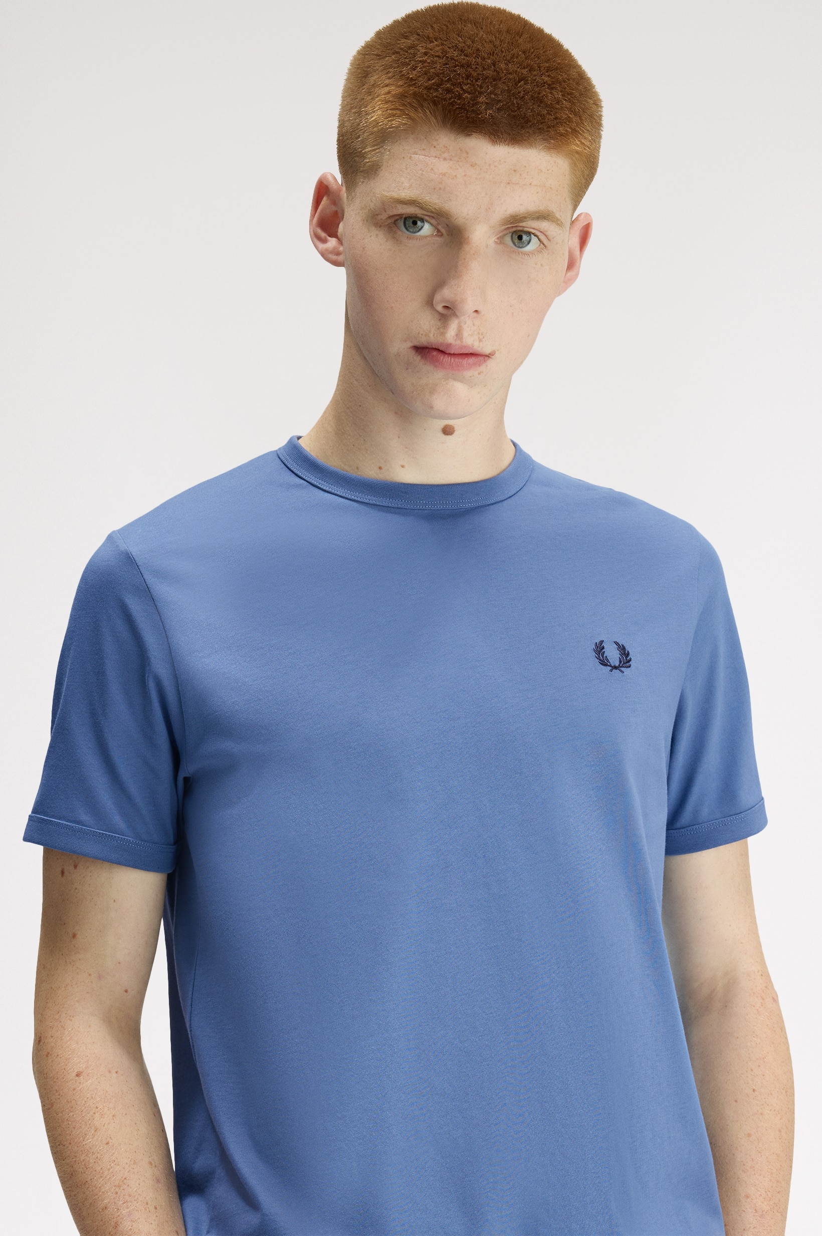 T-Shirt 'Ringer' Azul-2