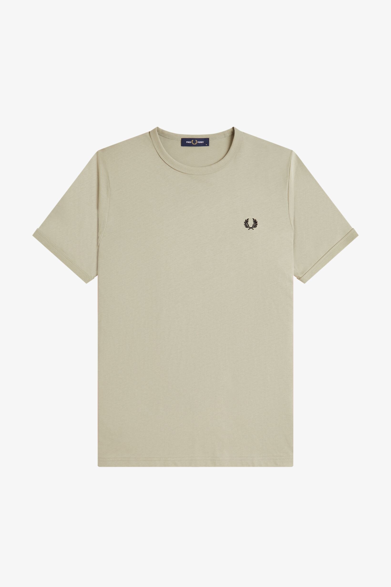 T-Shirt 'Ringer' Bege-1