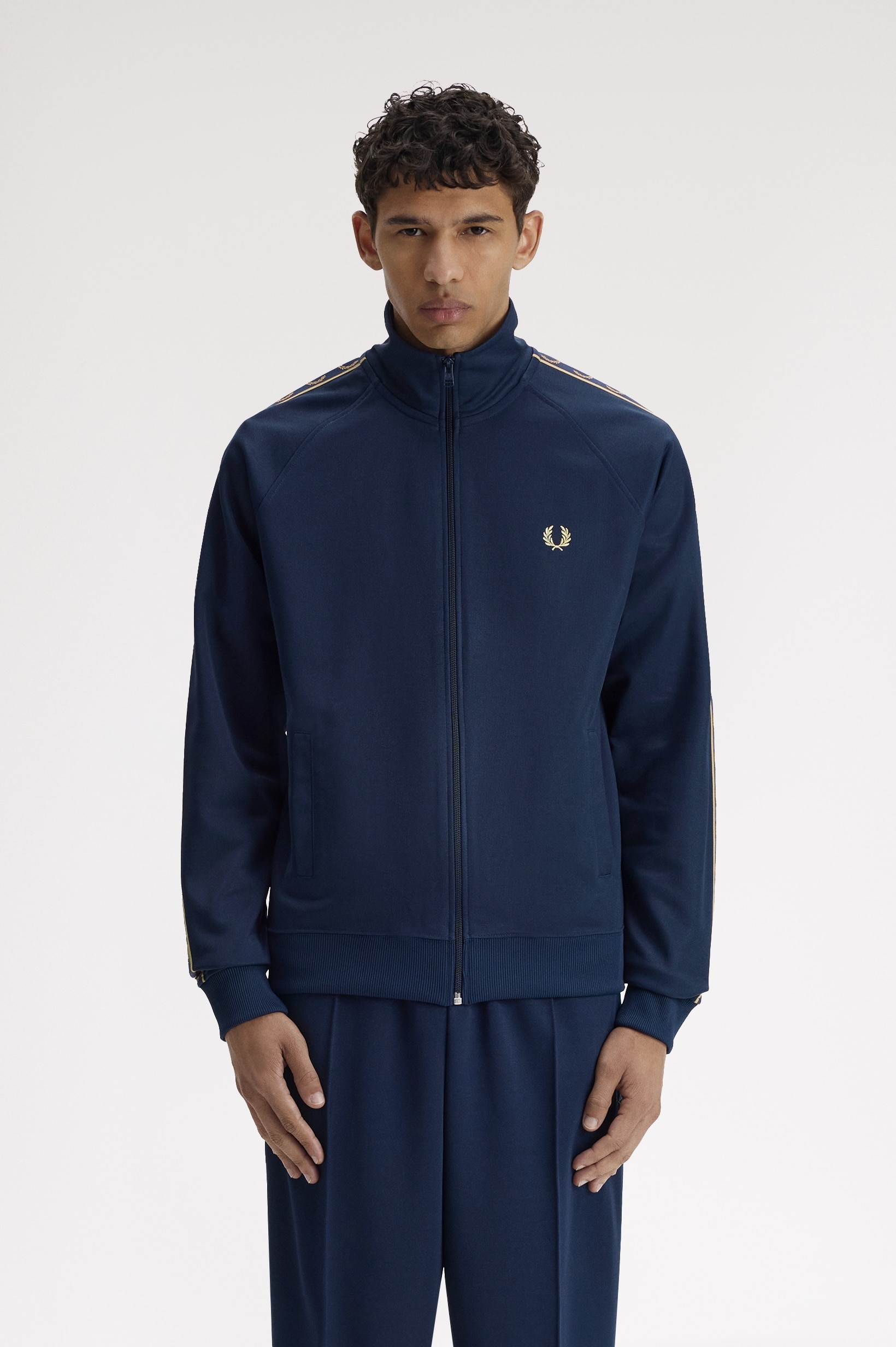 Casaco de Fato de Treino Fred Perry Azul-1