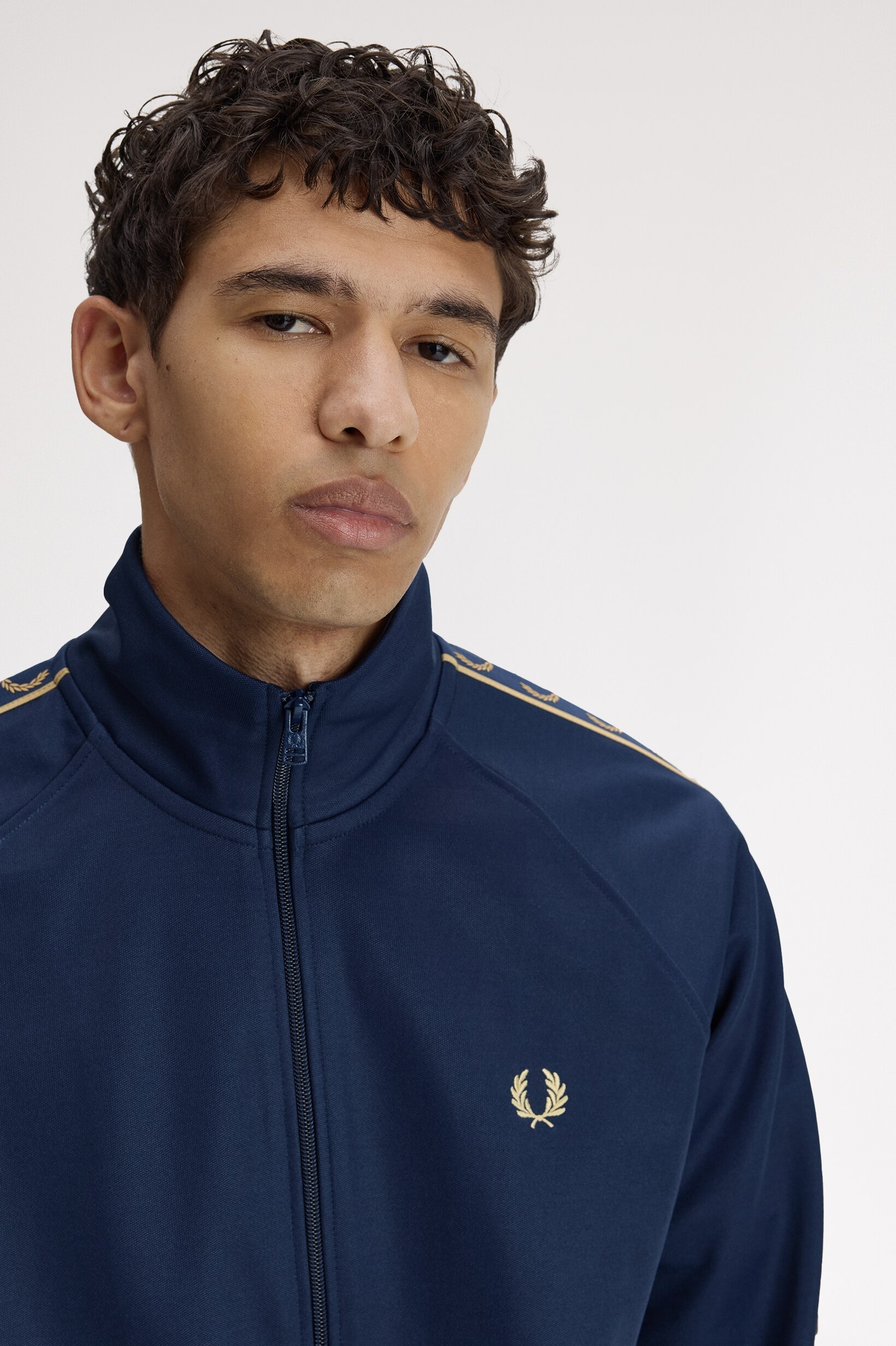 Casaco de Fato de Treino Fred Perry Azul-3