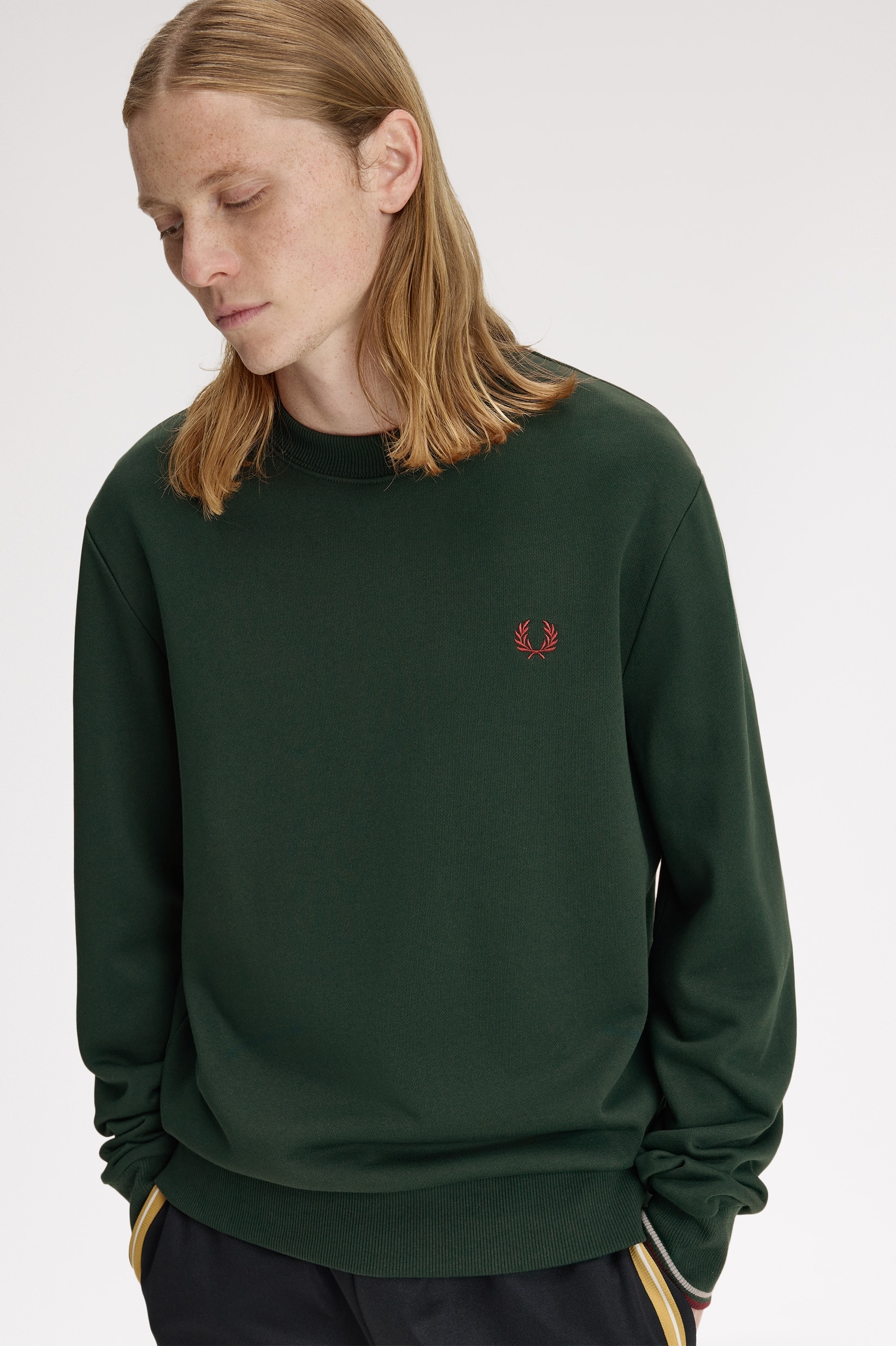 Sweatshirt Gola Redonda Verde-escuro-1