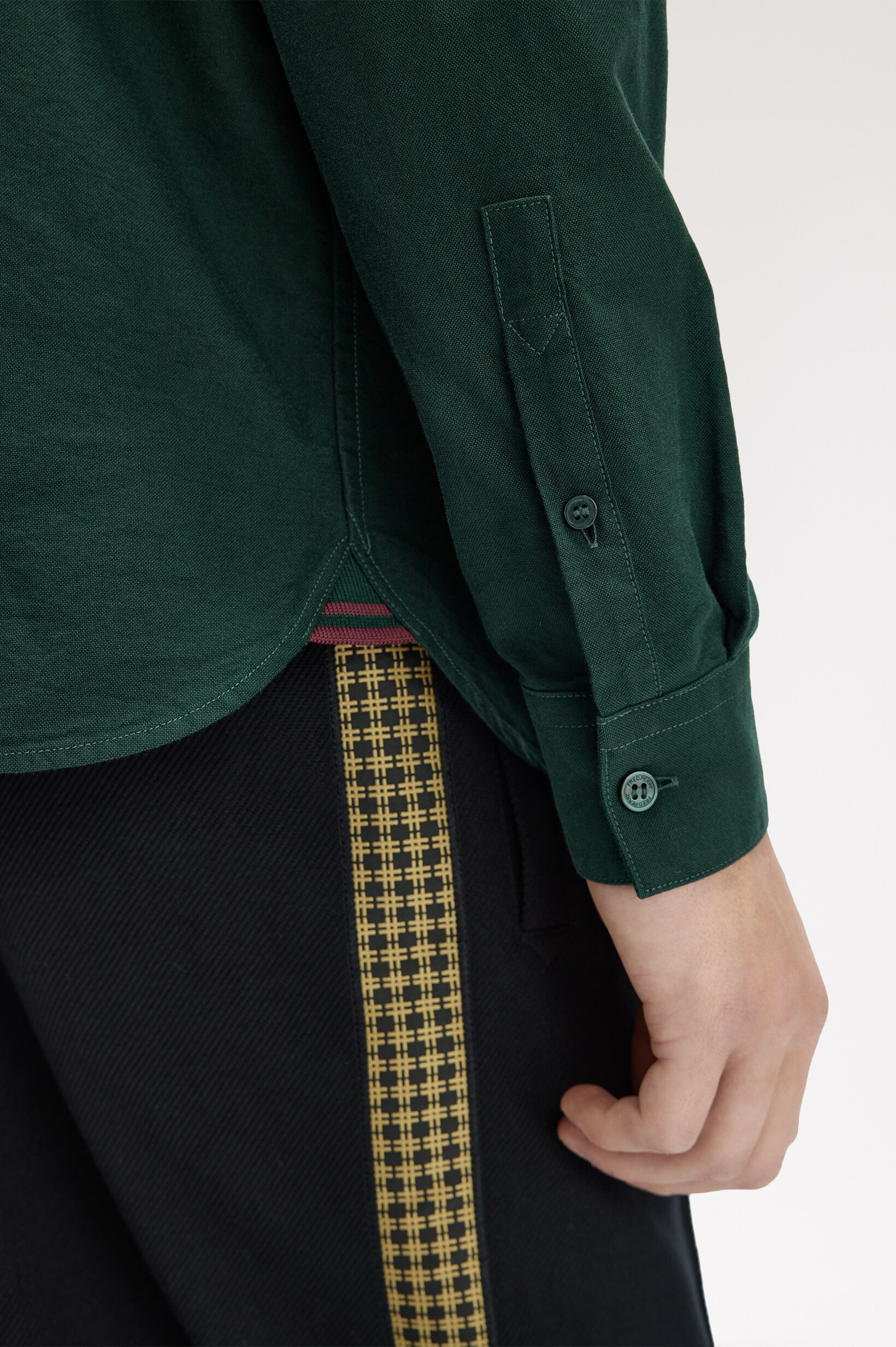 Camisa 'Oxford' Verde-escuro-2