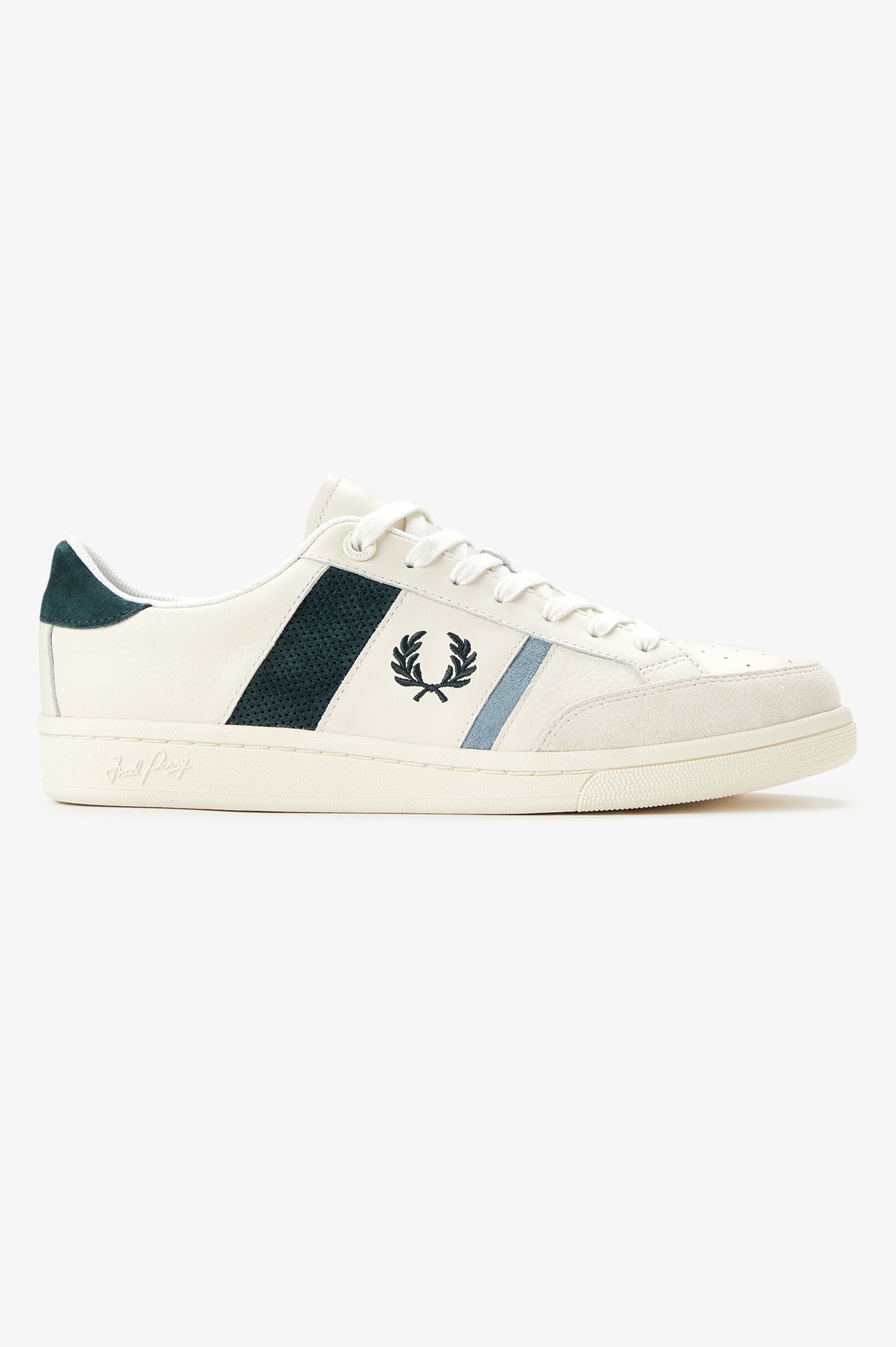 Sapatilhas 'B725' em Pele Fred Perry Cru-1