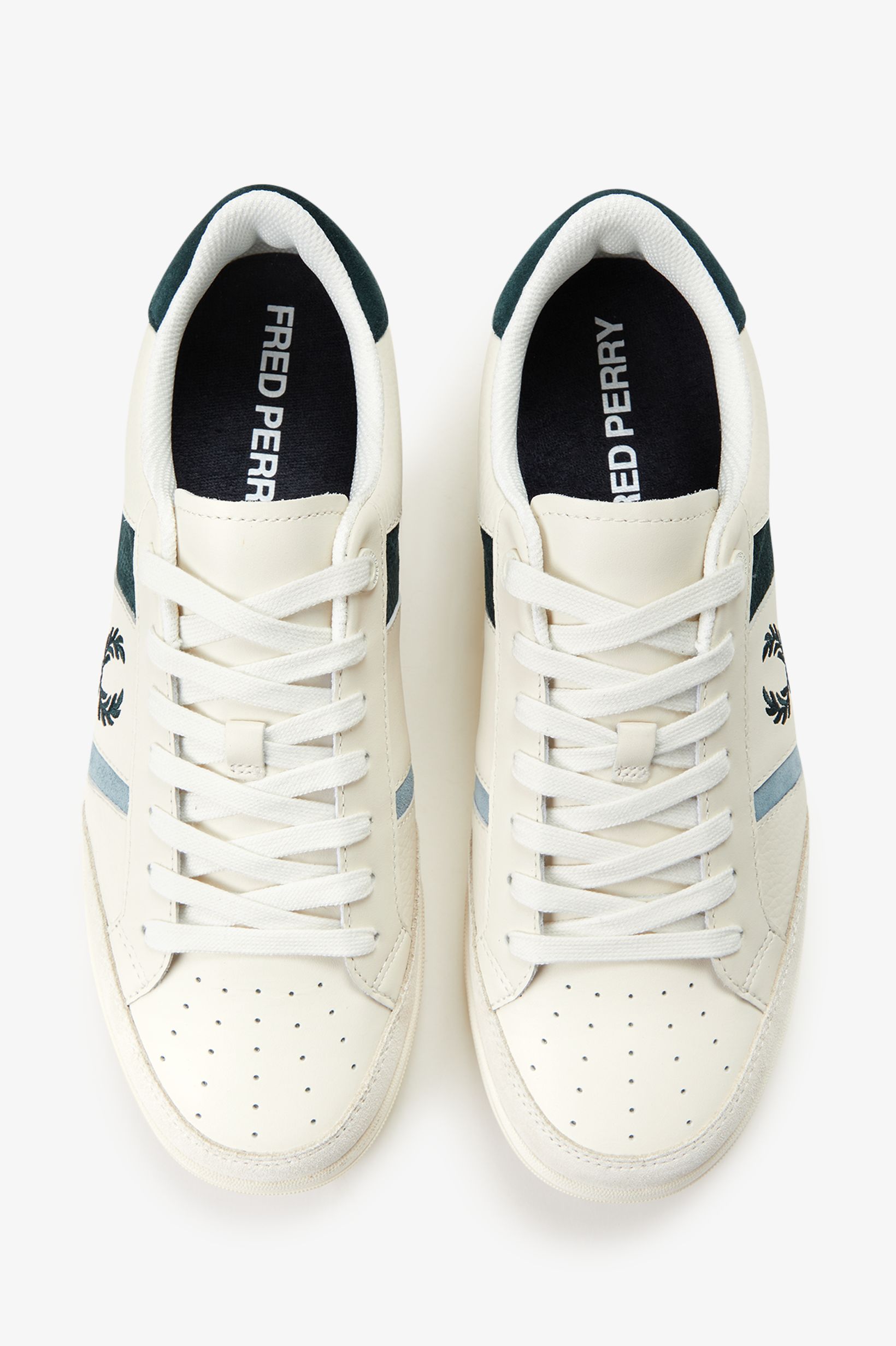 Sapatilhas 'B725' em Pele Fred Perry Cru-2
