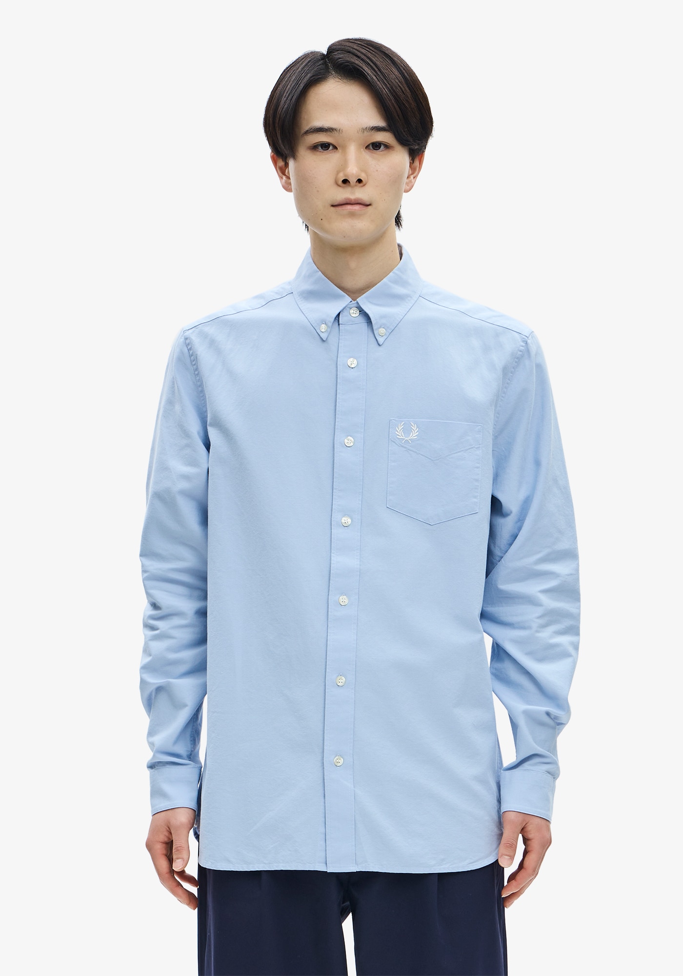 Camisa 'Oxford' Azul-claro-1