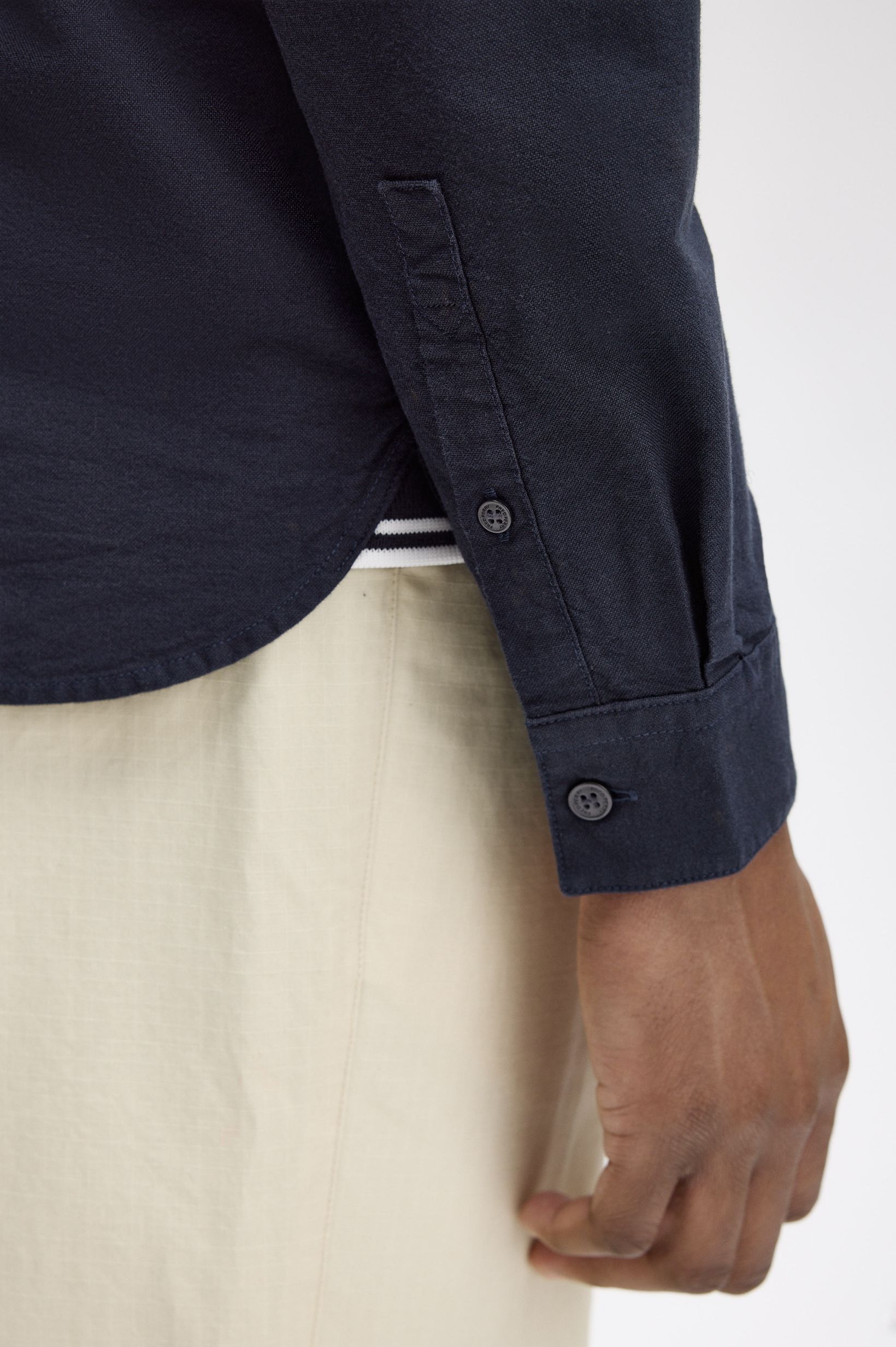 Camisa 'Oxford' Azul-marinho-2