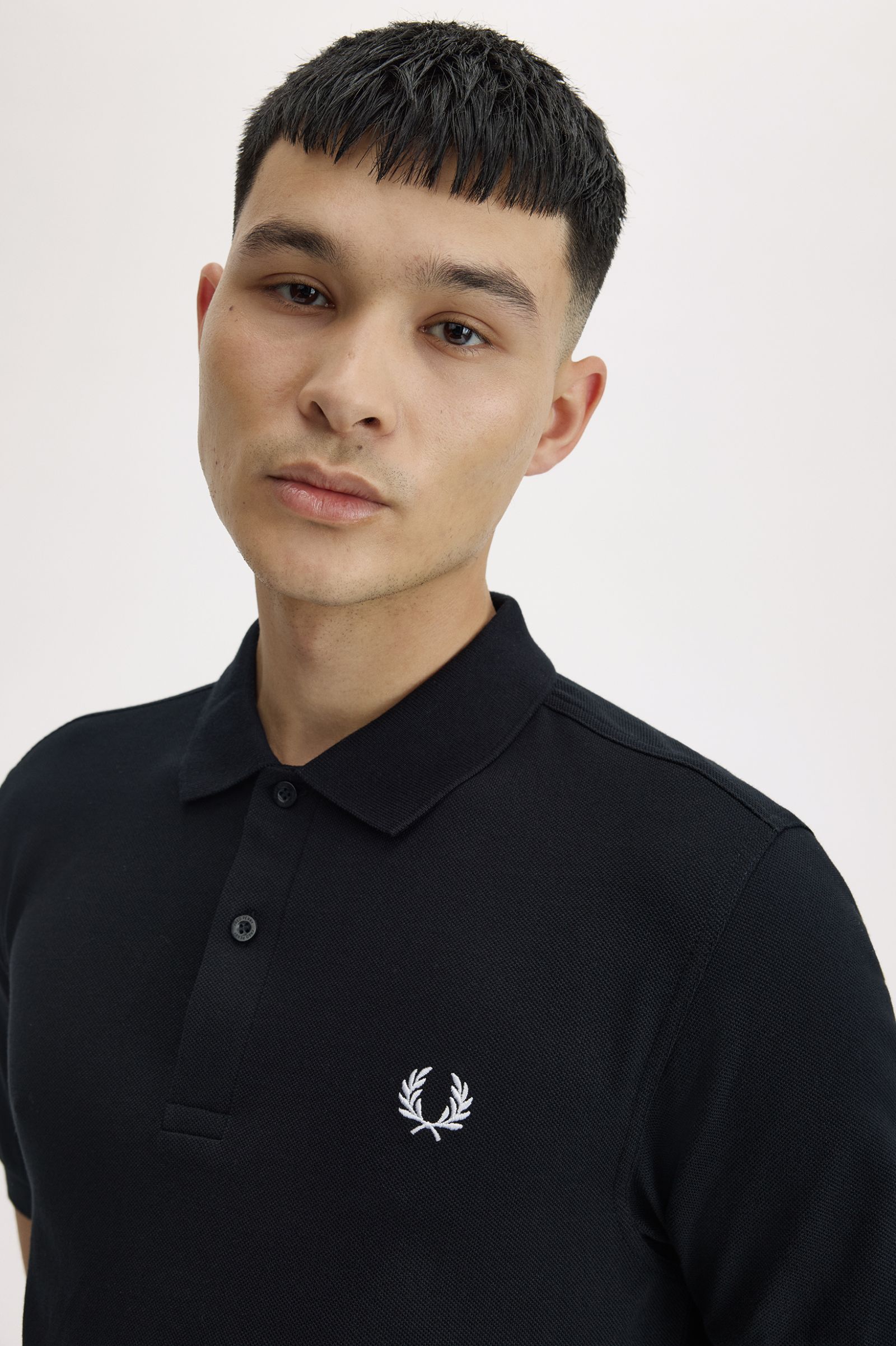 Polo Fred Perry 'M6000' Preto-2