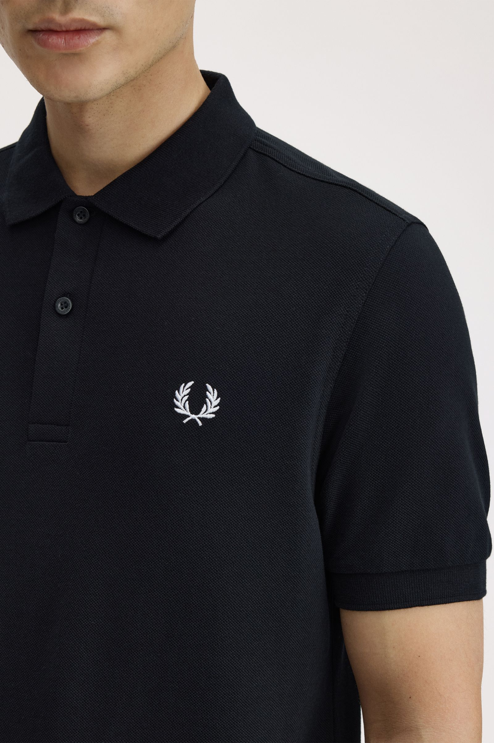 Polo Fred Perry 'M6000' Preto-3