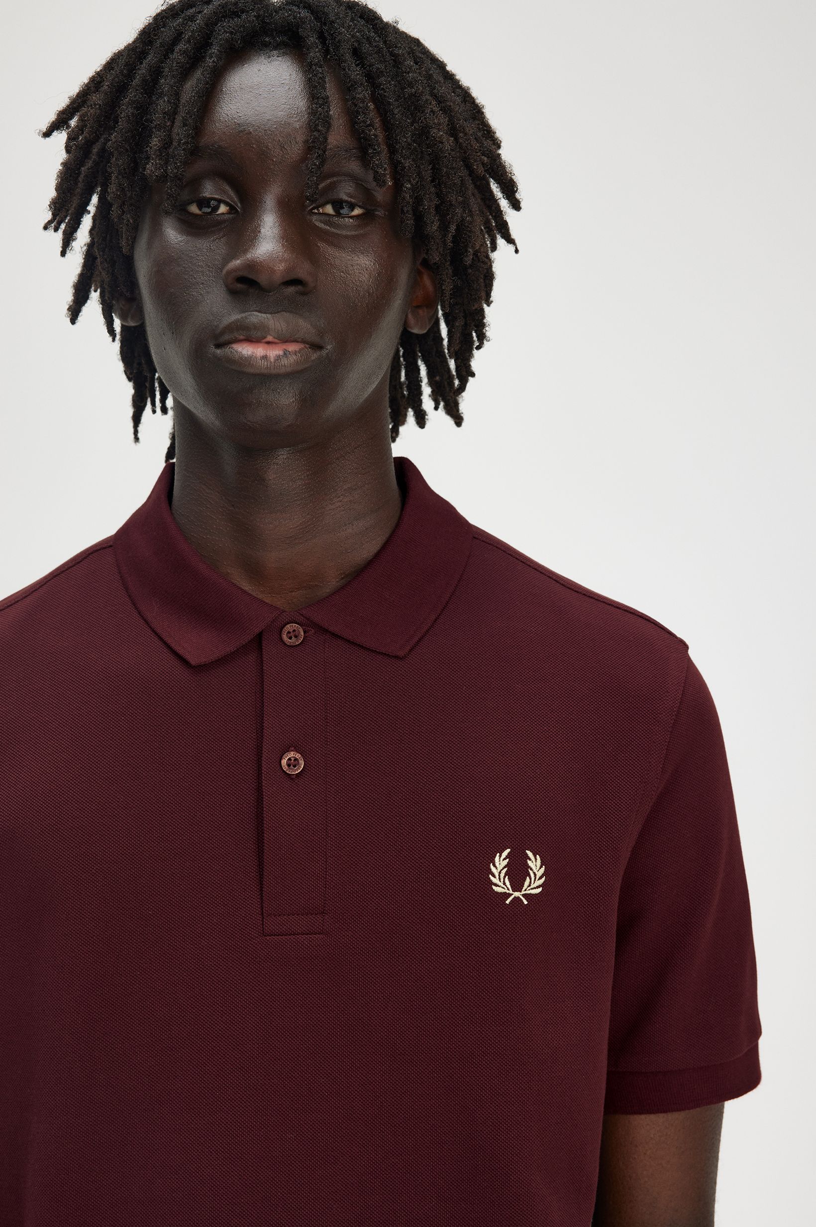 Polo Fred Perry 'M6000' Bordeaux-3