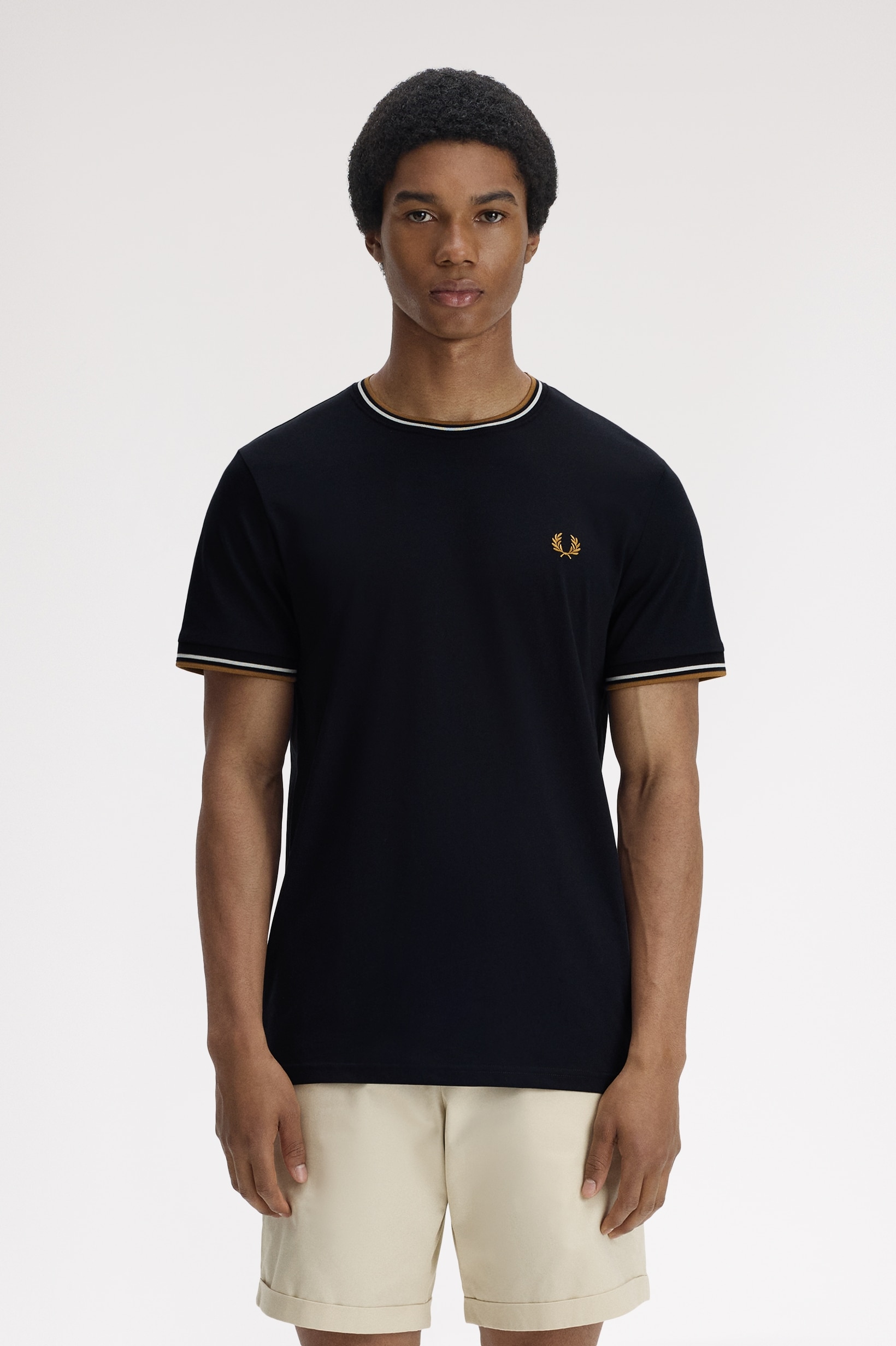 T-Shirt 'Twin Tipped' Preto-1
