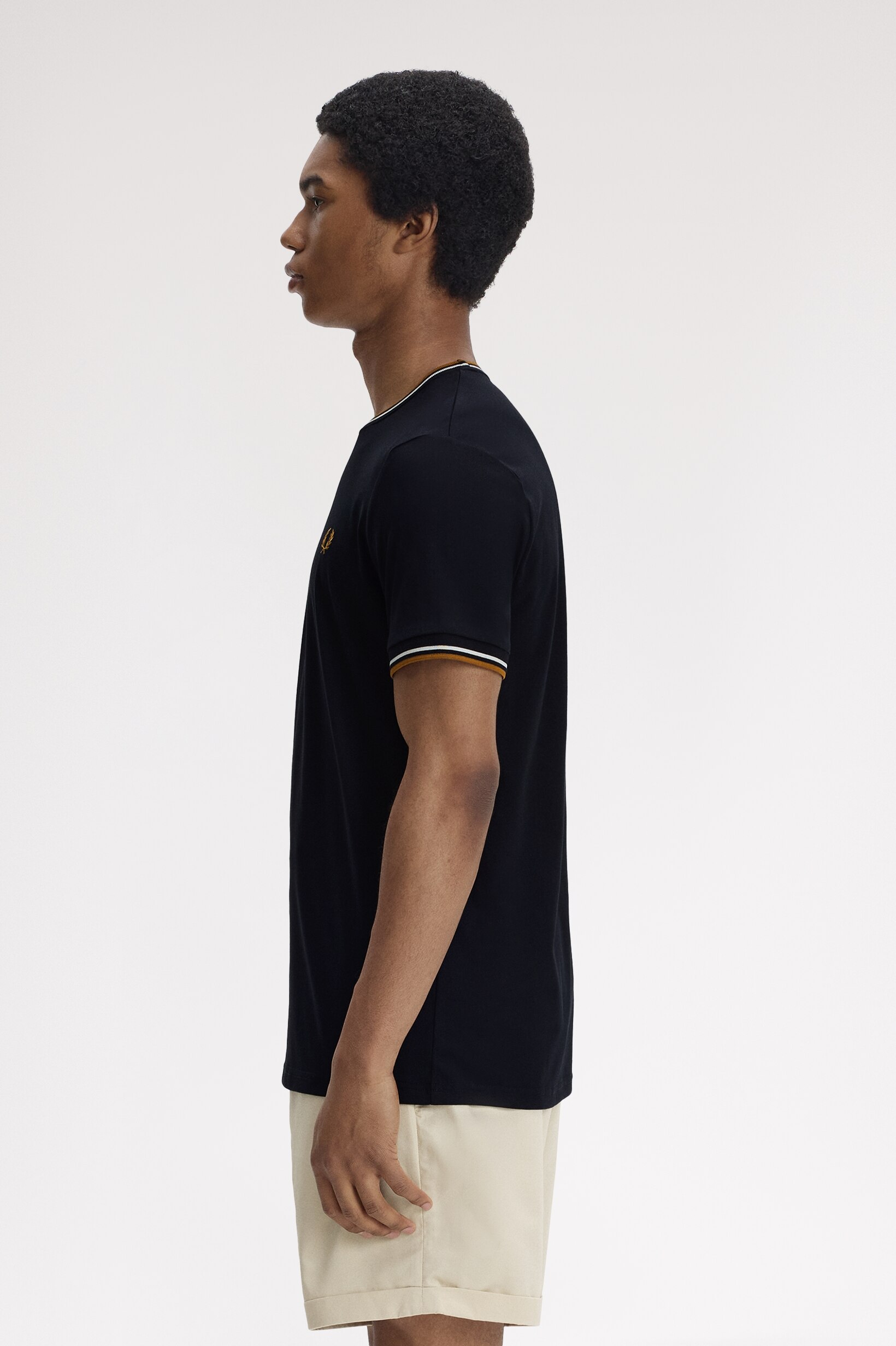 T-Shirt 'Twin Tipped' Preto-2