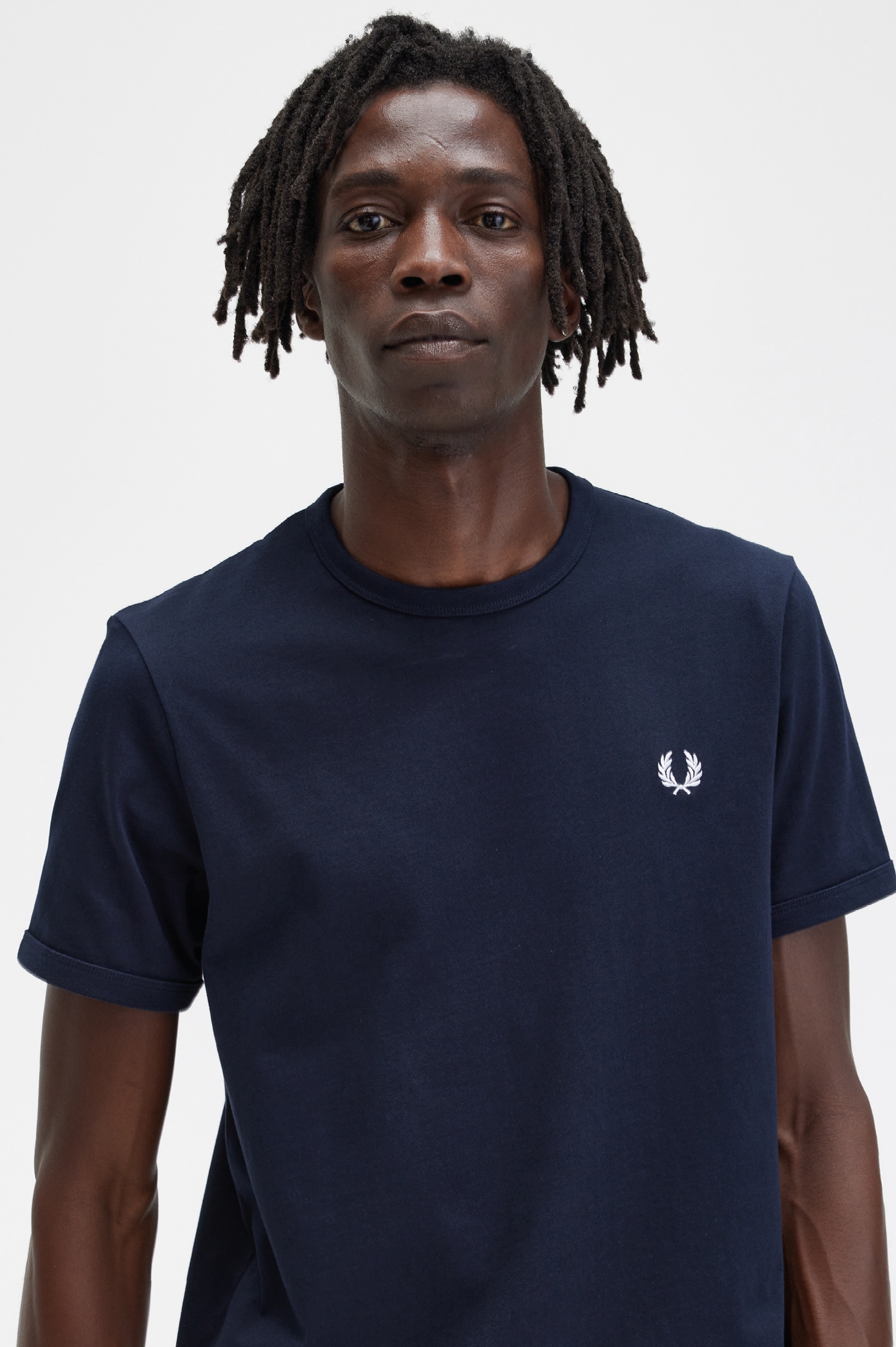 T-Shirt 'Ringer' Azul-marinho-3