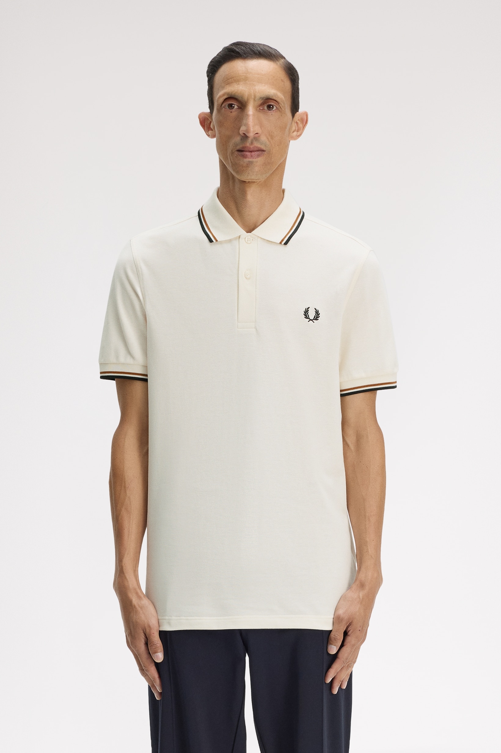 Polo Original  'Twin Tipped Fred Perry Shirt' Cru-1