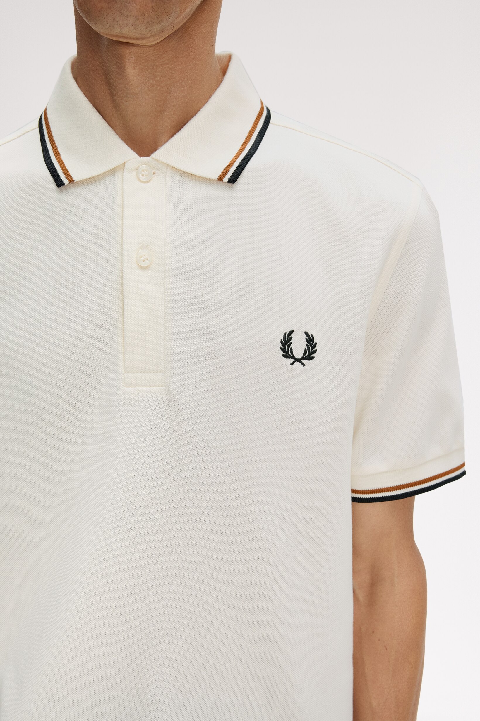 Polo Original  'Twin Tipped Fred Perry Shirt' Cru-3