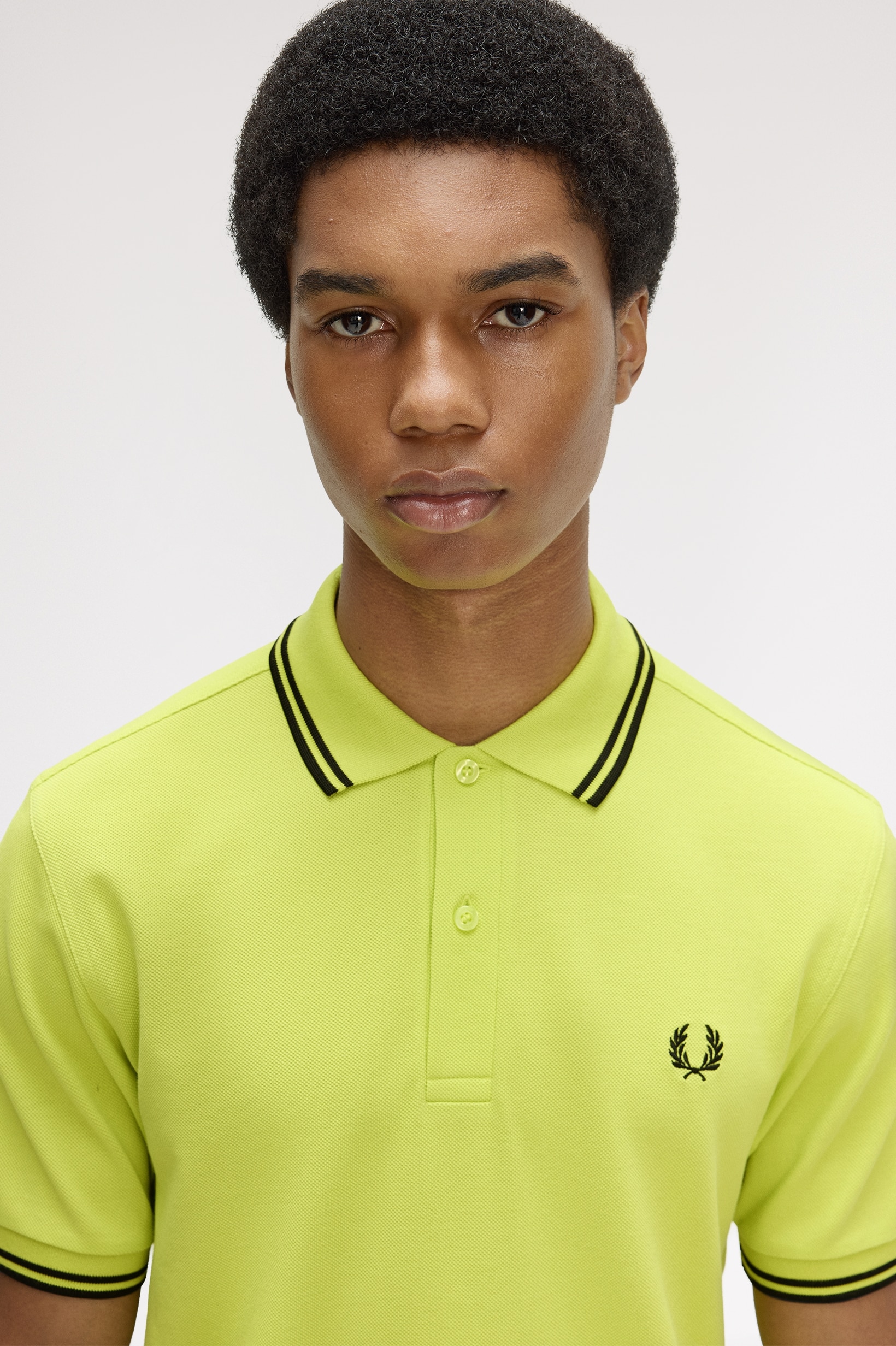 Polo Original  'Twin Tipped Fred Perry Shirt' Verde-2