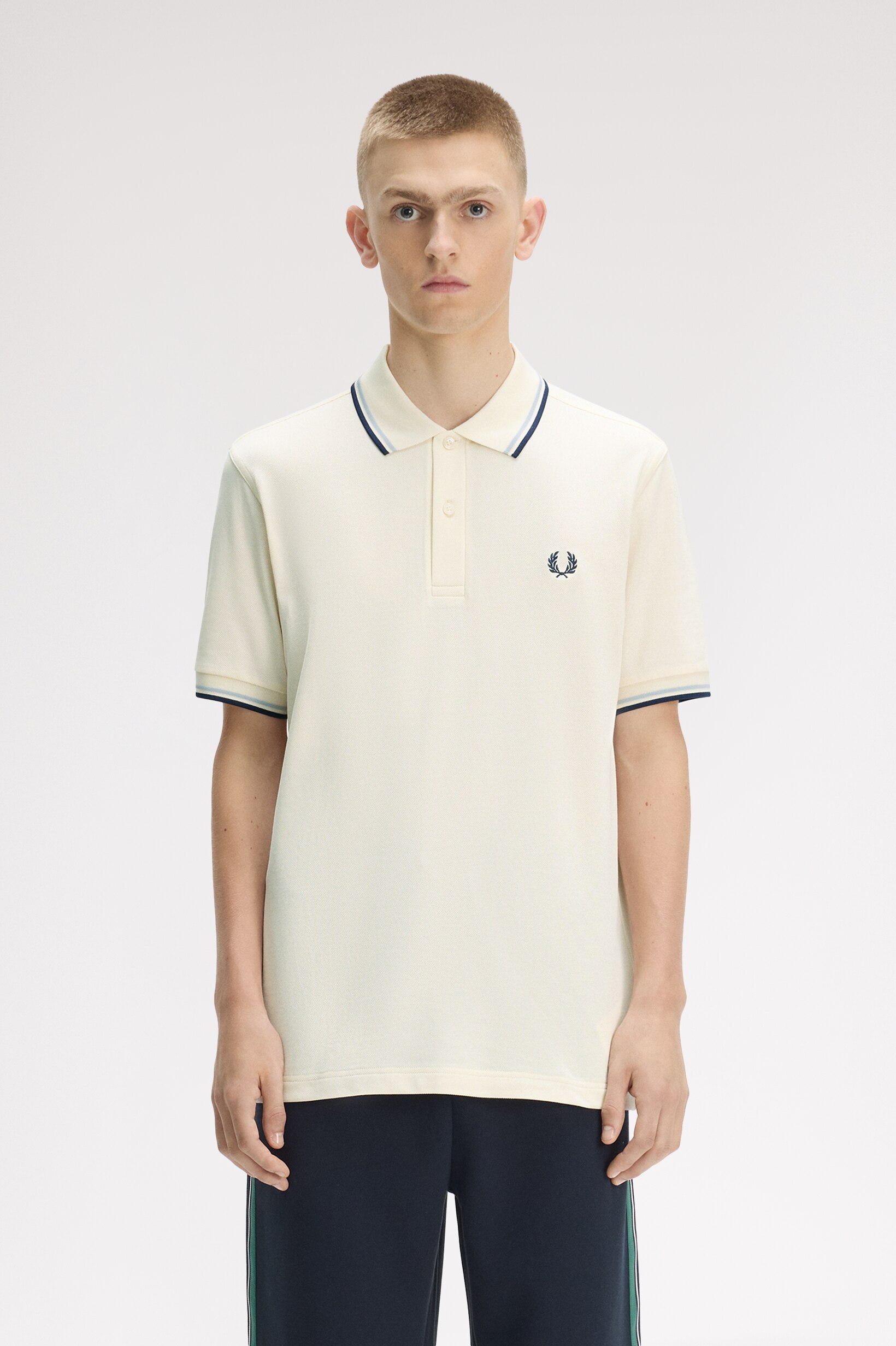 Polo Original  'Twin Tipped Fred Perry Shirt' Cru-1