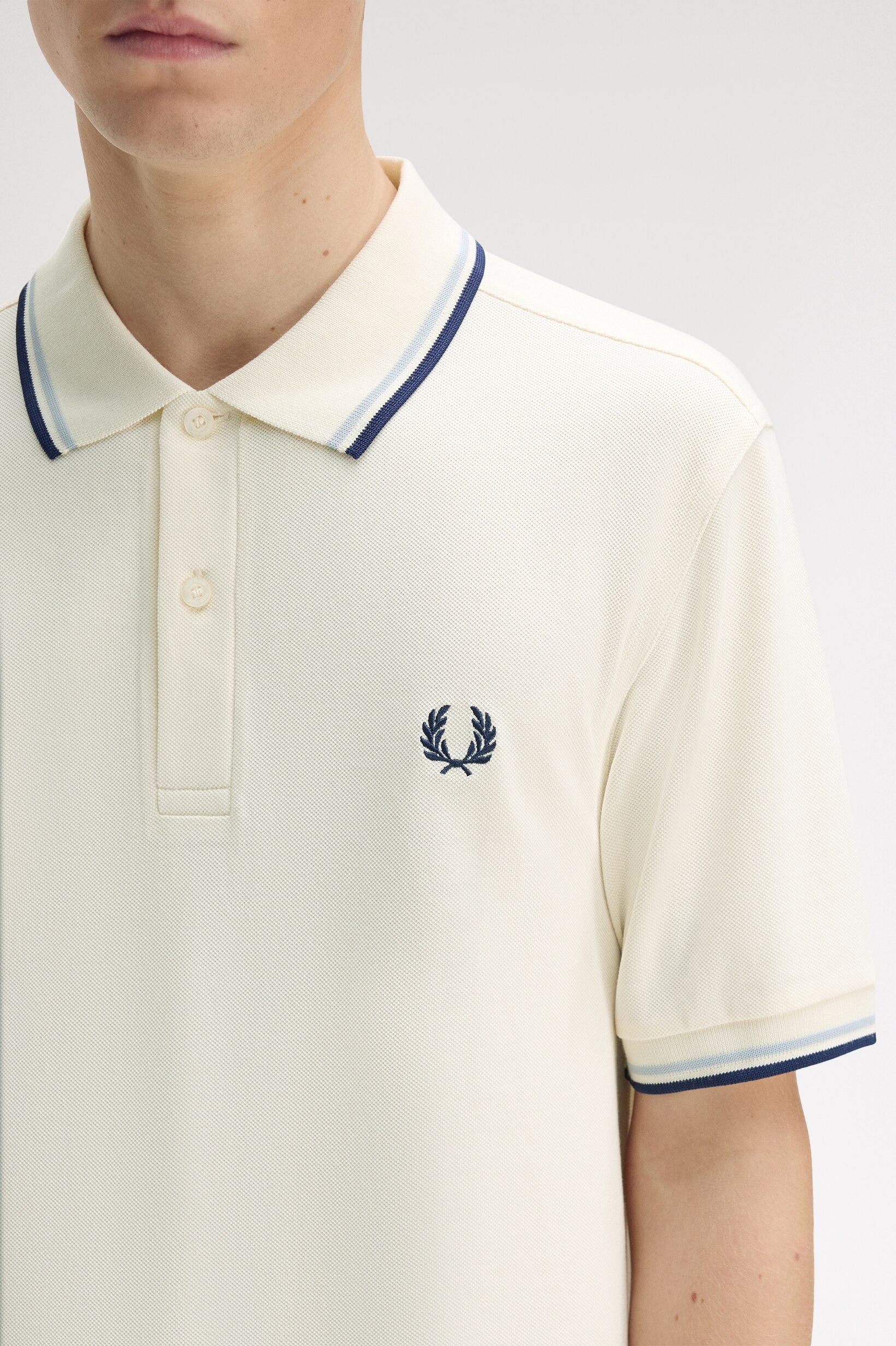 Polo Original  'Twin Tipped Fred Perry Shirt' Cru-3