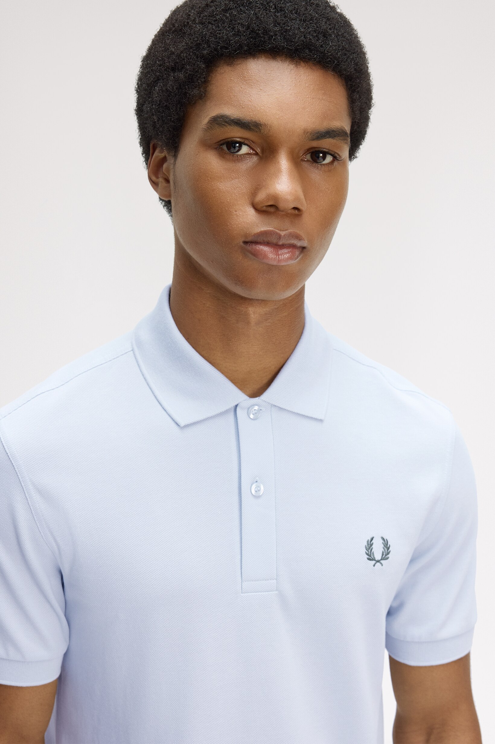 Polo Fred Perry 'M6000' Azul-claro-2