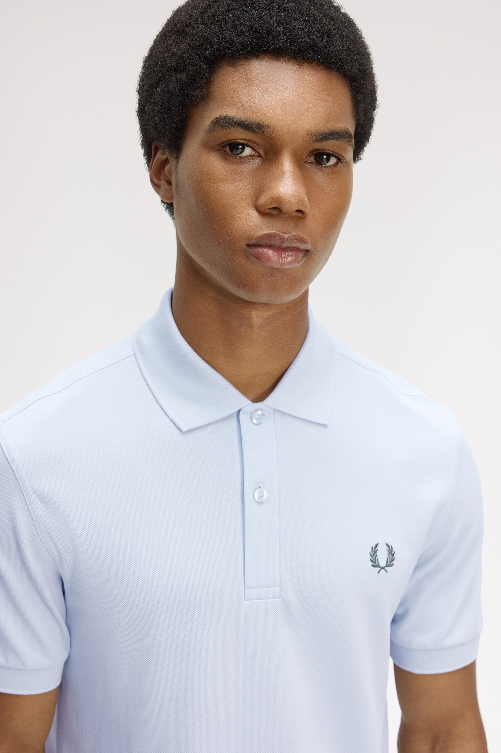 Polo Fred Perry 'M6000' Azul-claro-2