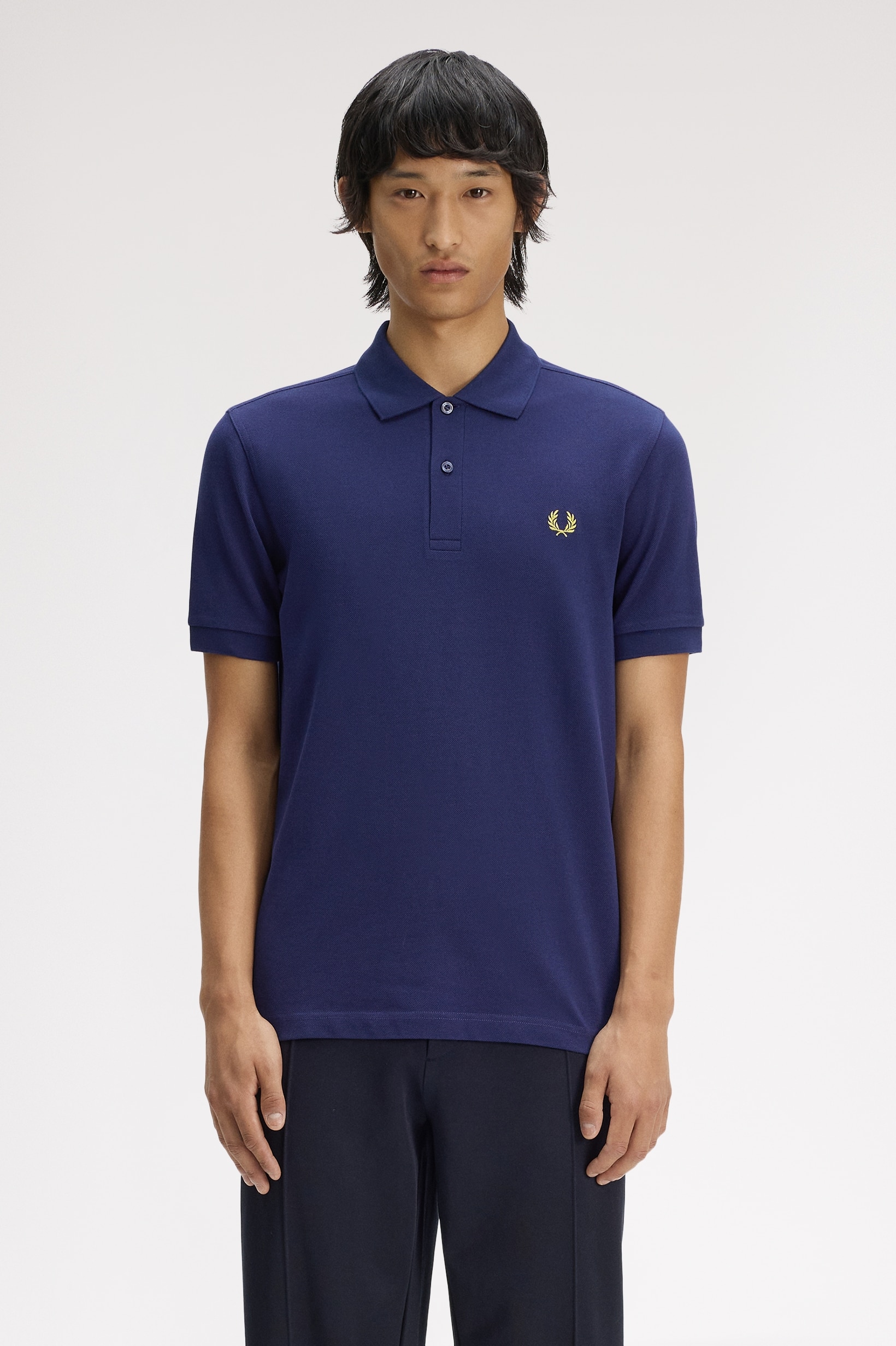 Polo Fred Perry 'M6000' Azul-1