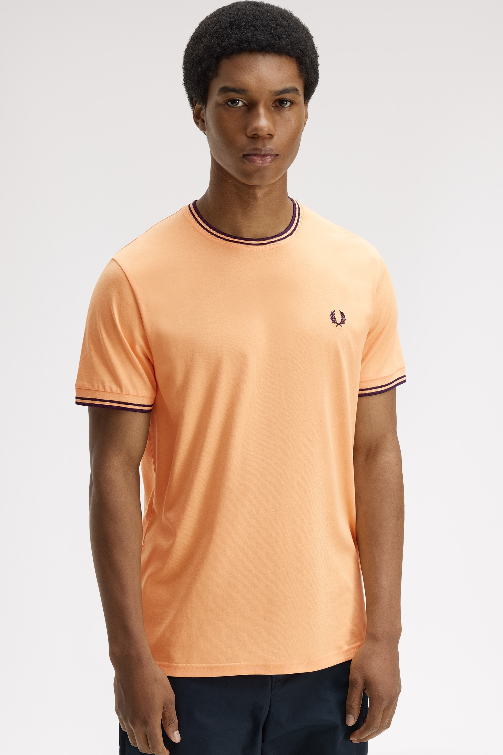 T-Shirt 'Twin Tipped' Salmão-1