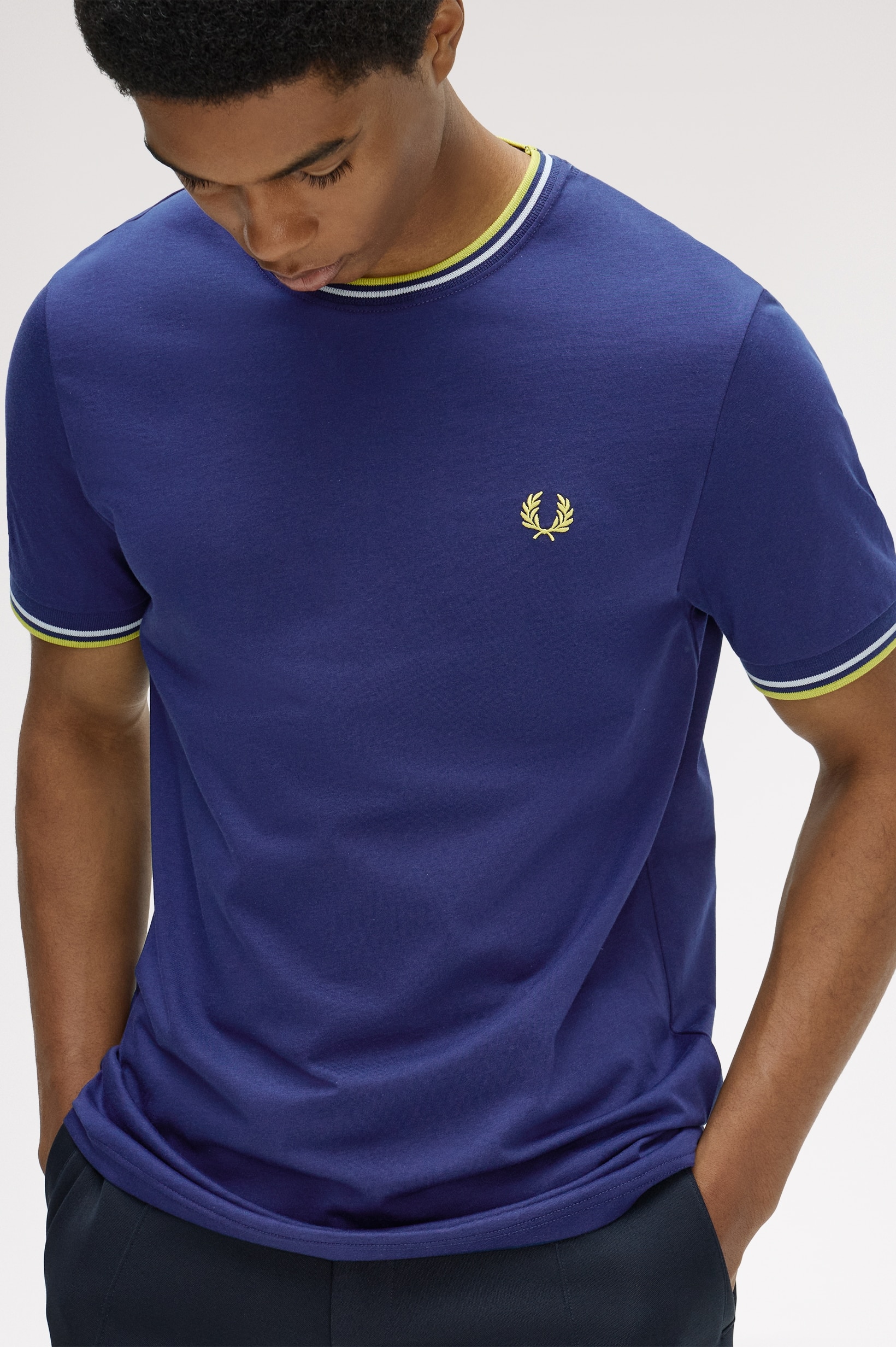 T-Shirt 'Twin Tipped' Azul-1