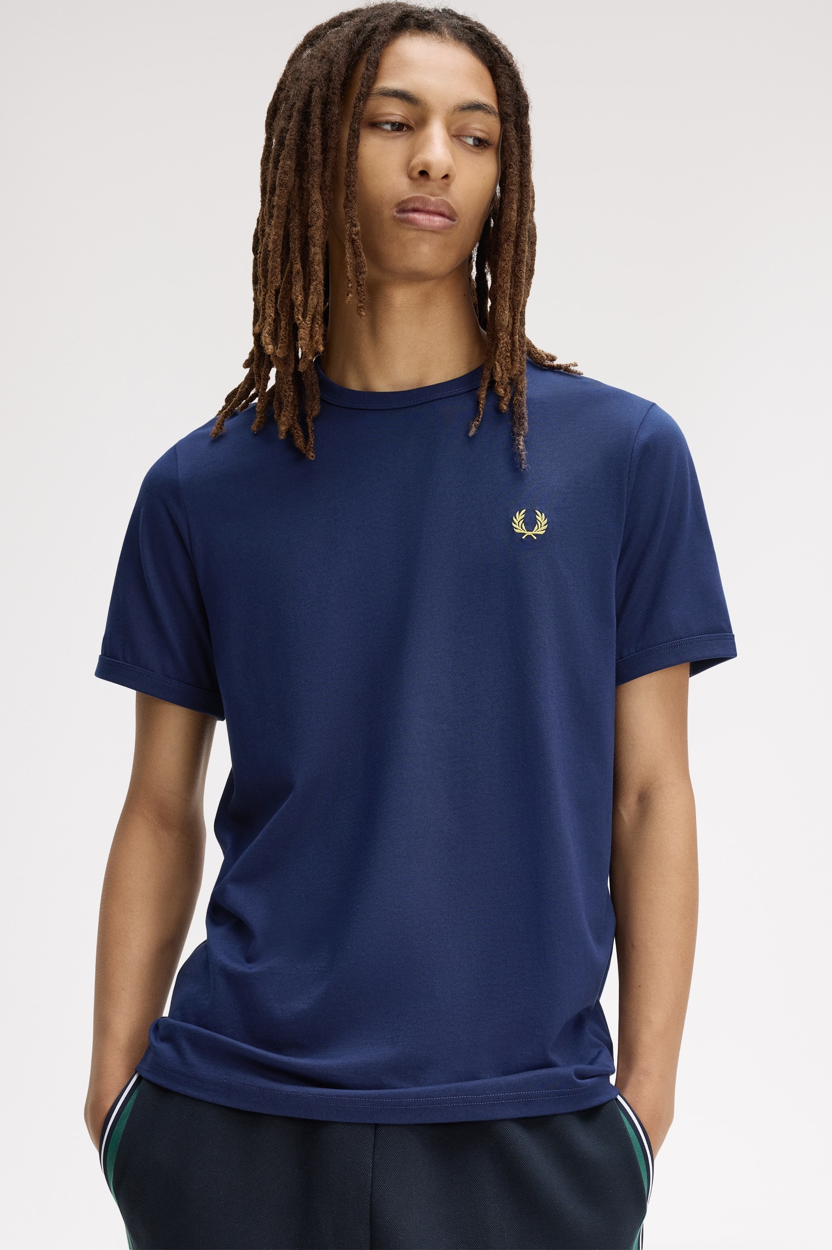 T-Shirt 'Ringer' Azul-1