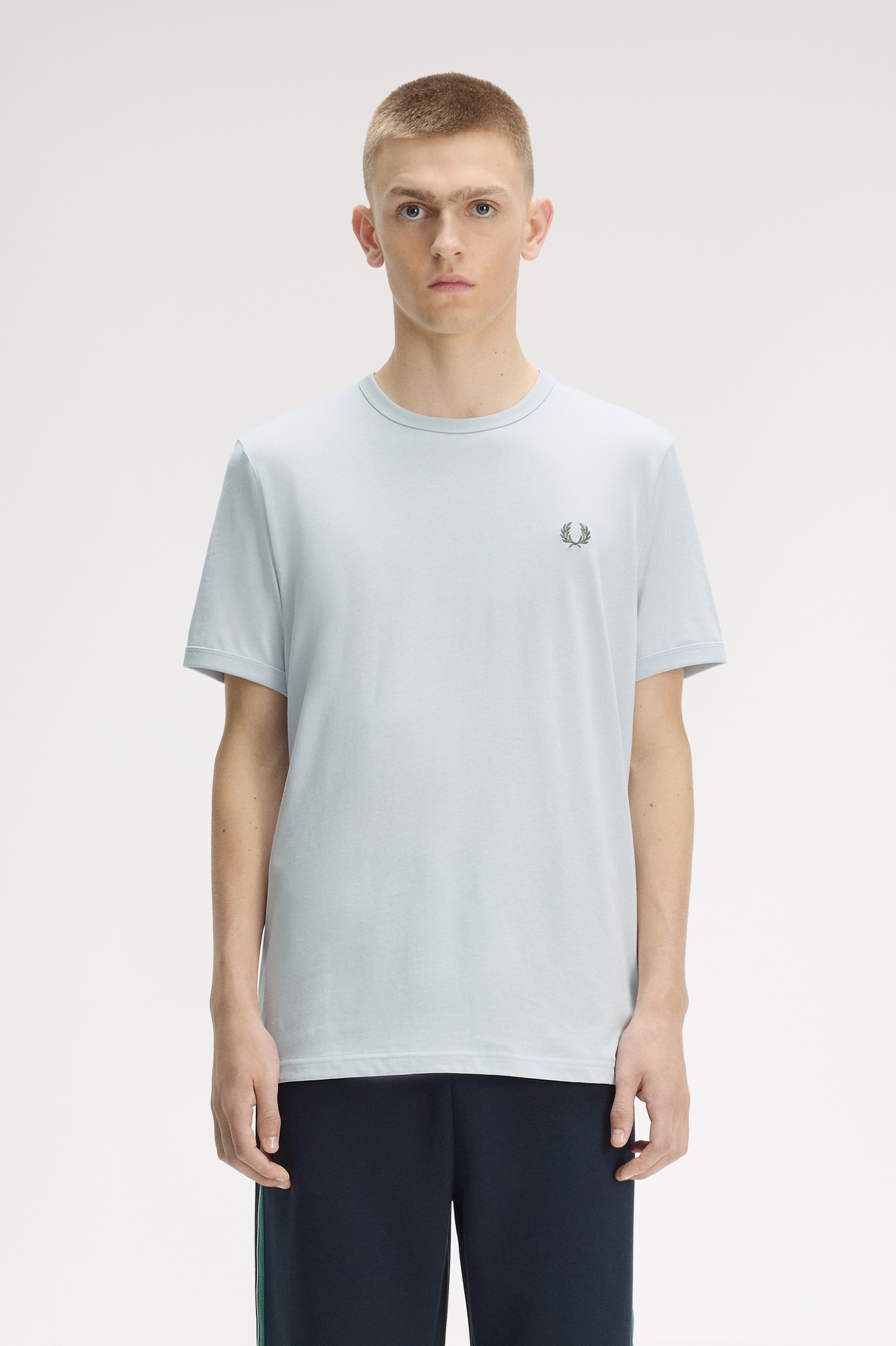T-Shirt 'Ringer' Azul-claro-1