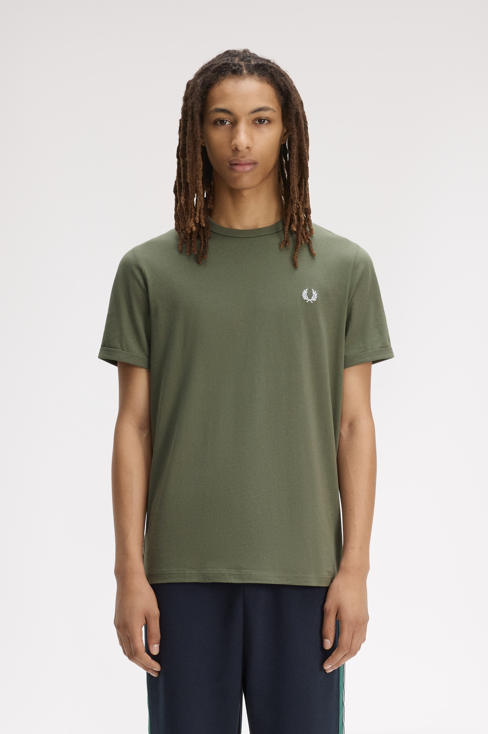 T-Shirt 'Ringer' Verde-1