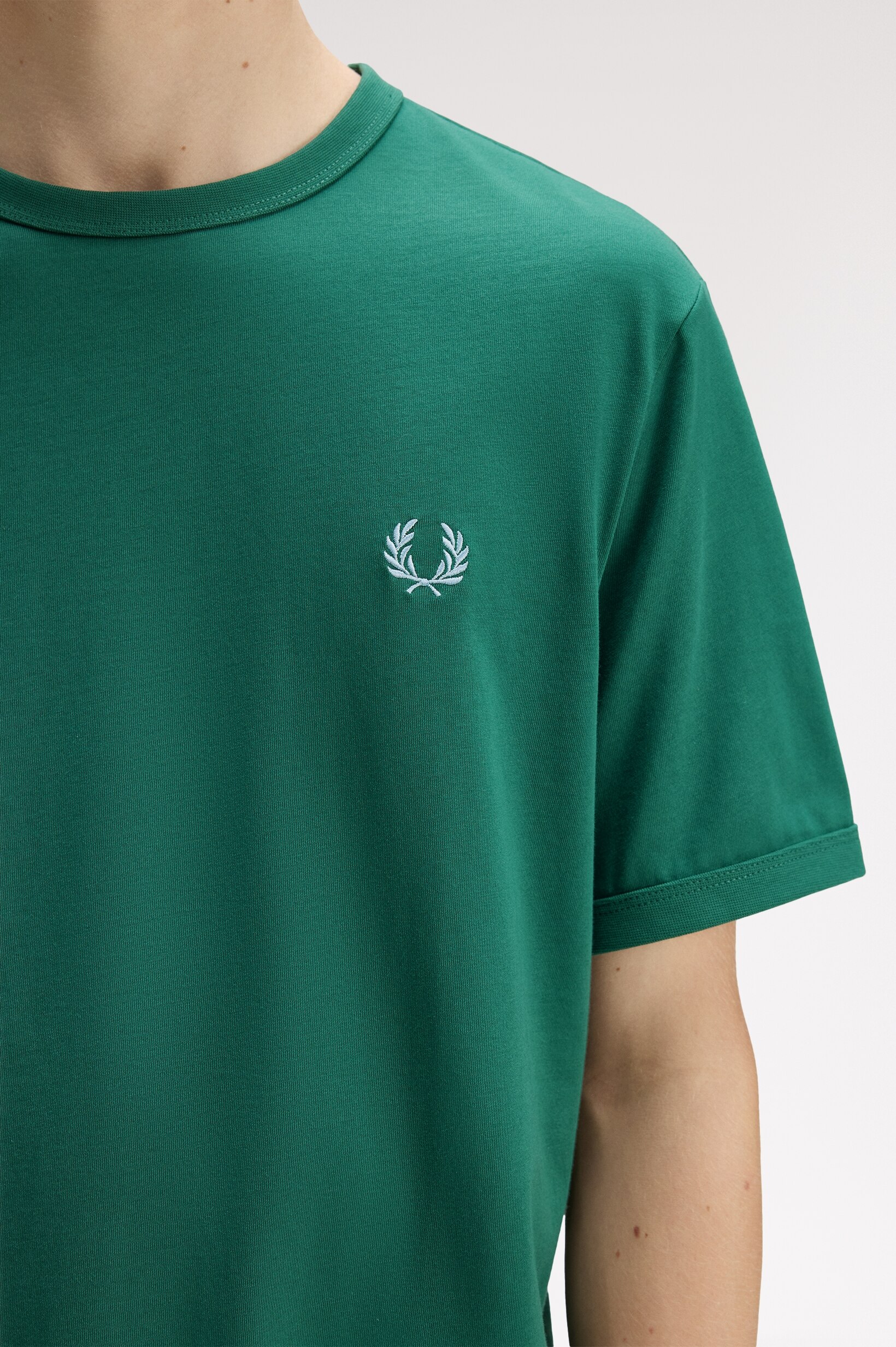 T-Shirt 'Ringer' Verde-3