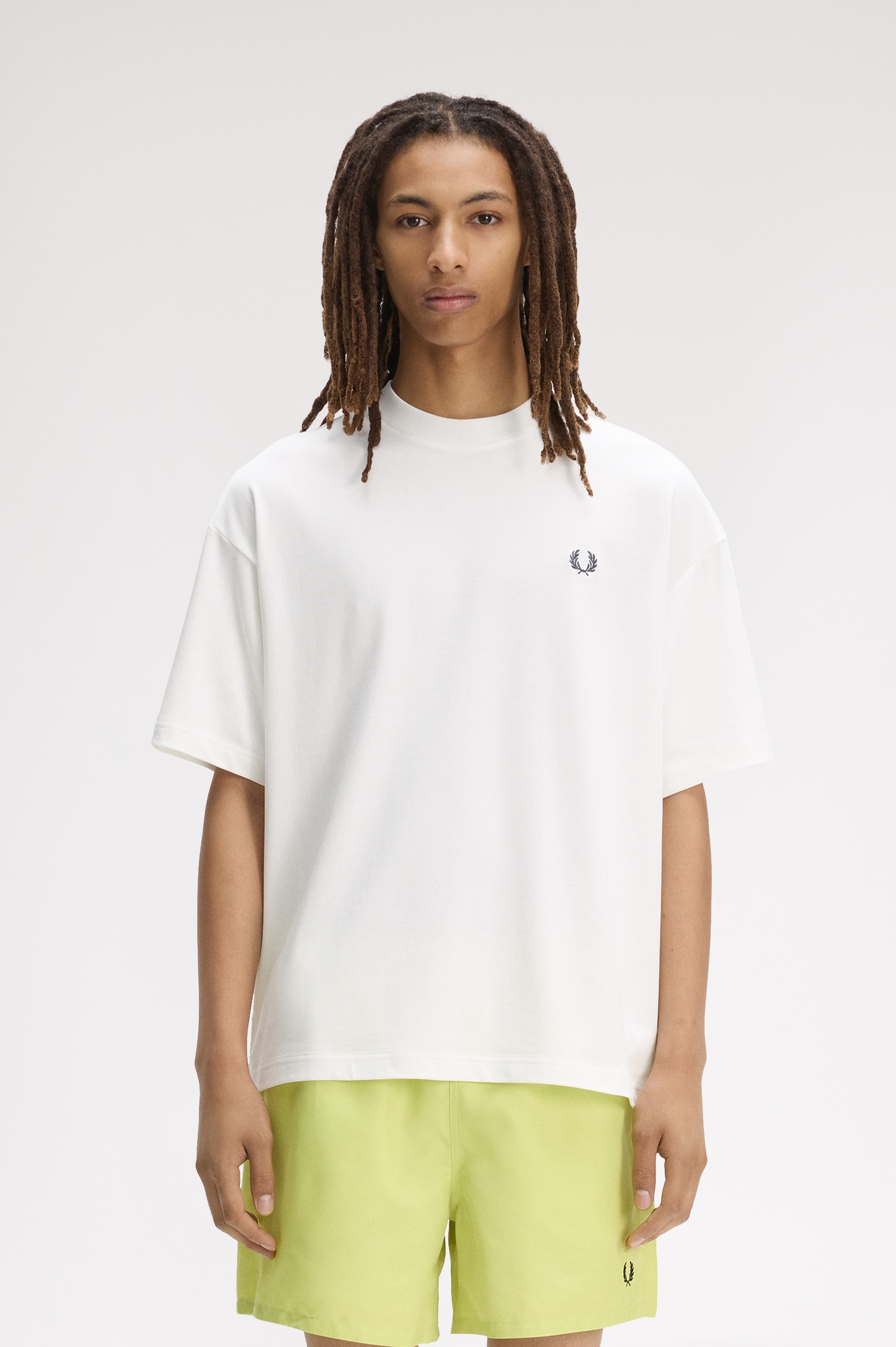 T-Shirt com Estampado 'Laurel Wreath' Brancos-1