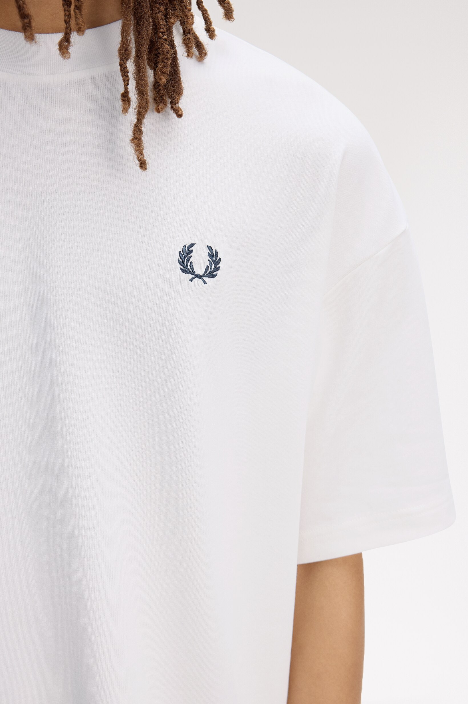 T-Shirt com Estampado 'Laurel Wreath' Brancos-3