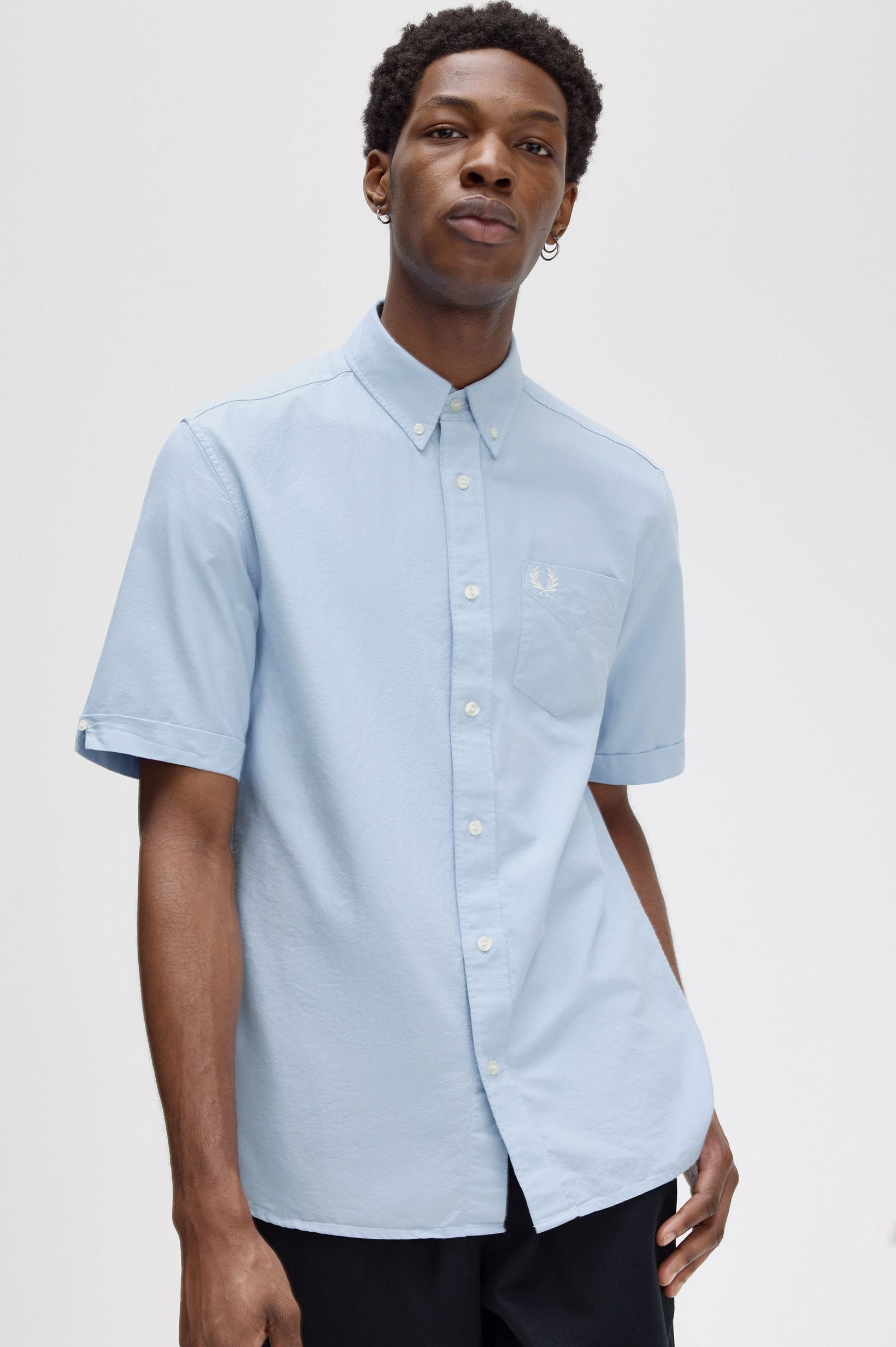 Imagem 0 de Camisa 'Oxford' de Manga Curta