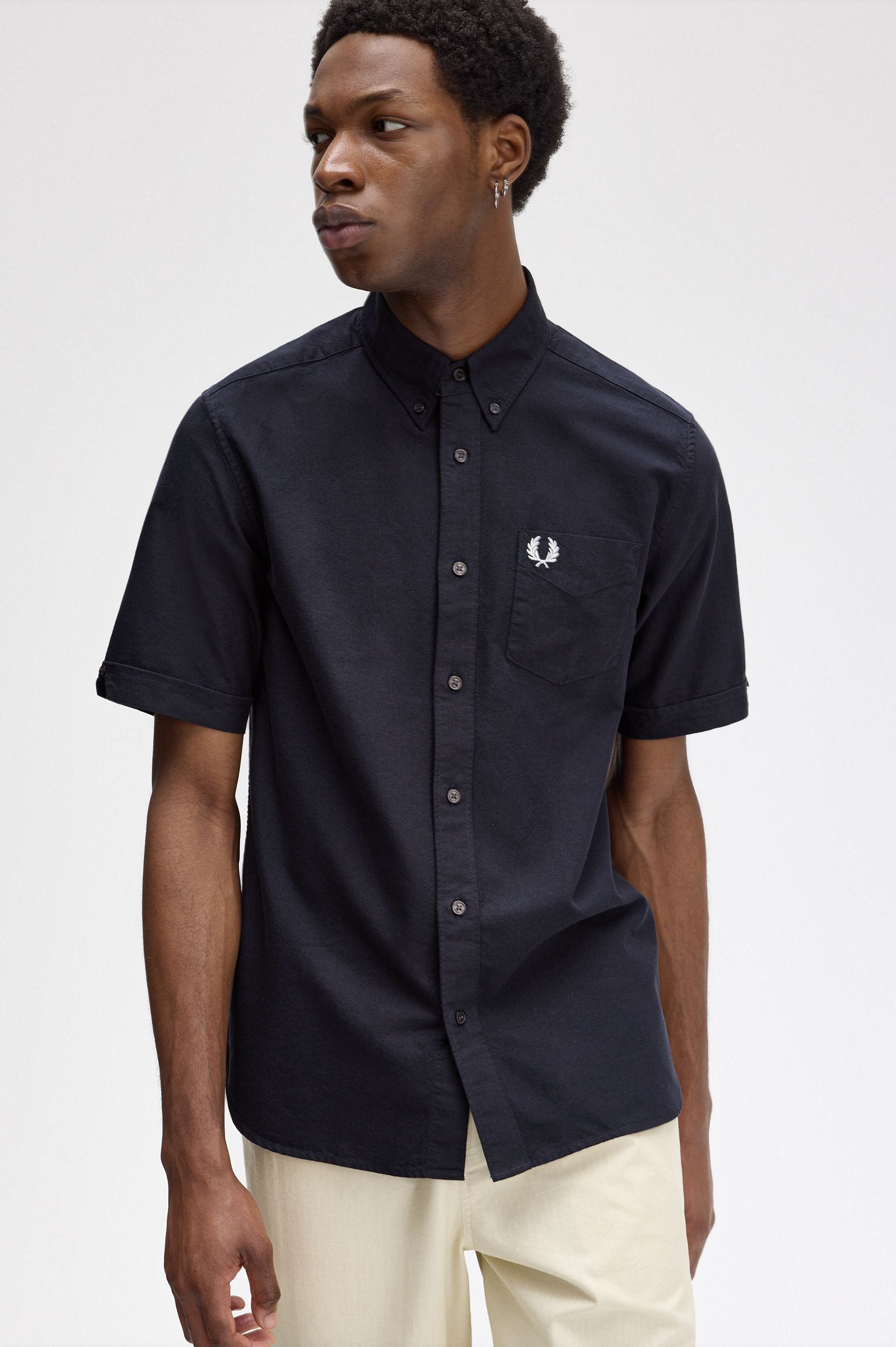 Imagem 0 de Camisa 'Oxford' de Manga Curta
