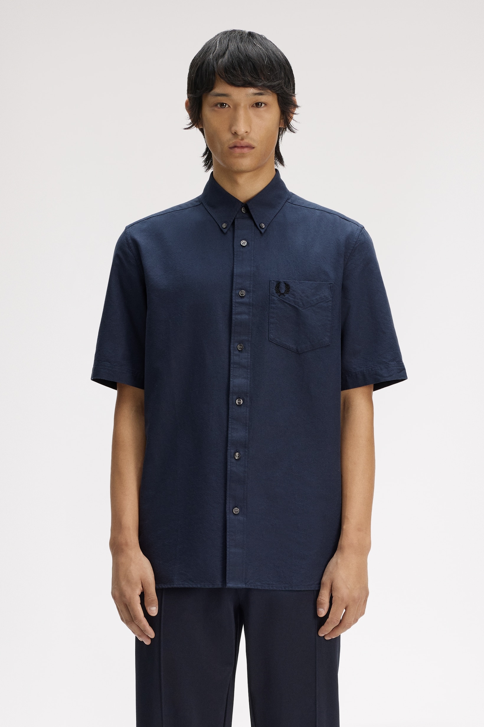 Imagem 0 de Camisa 'Oxford' de Manga Curta