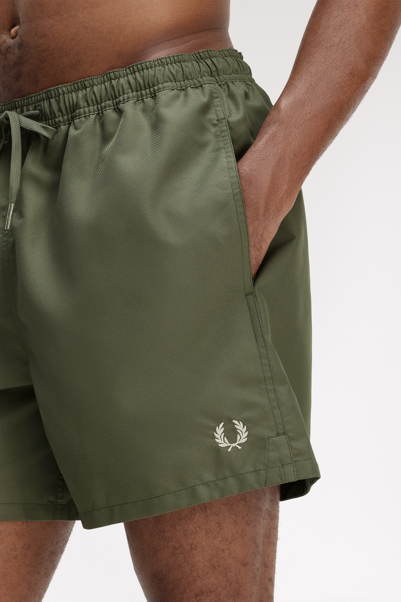 Calções de Banho em Verde 'Fred Perry' Verde-3