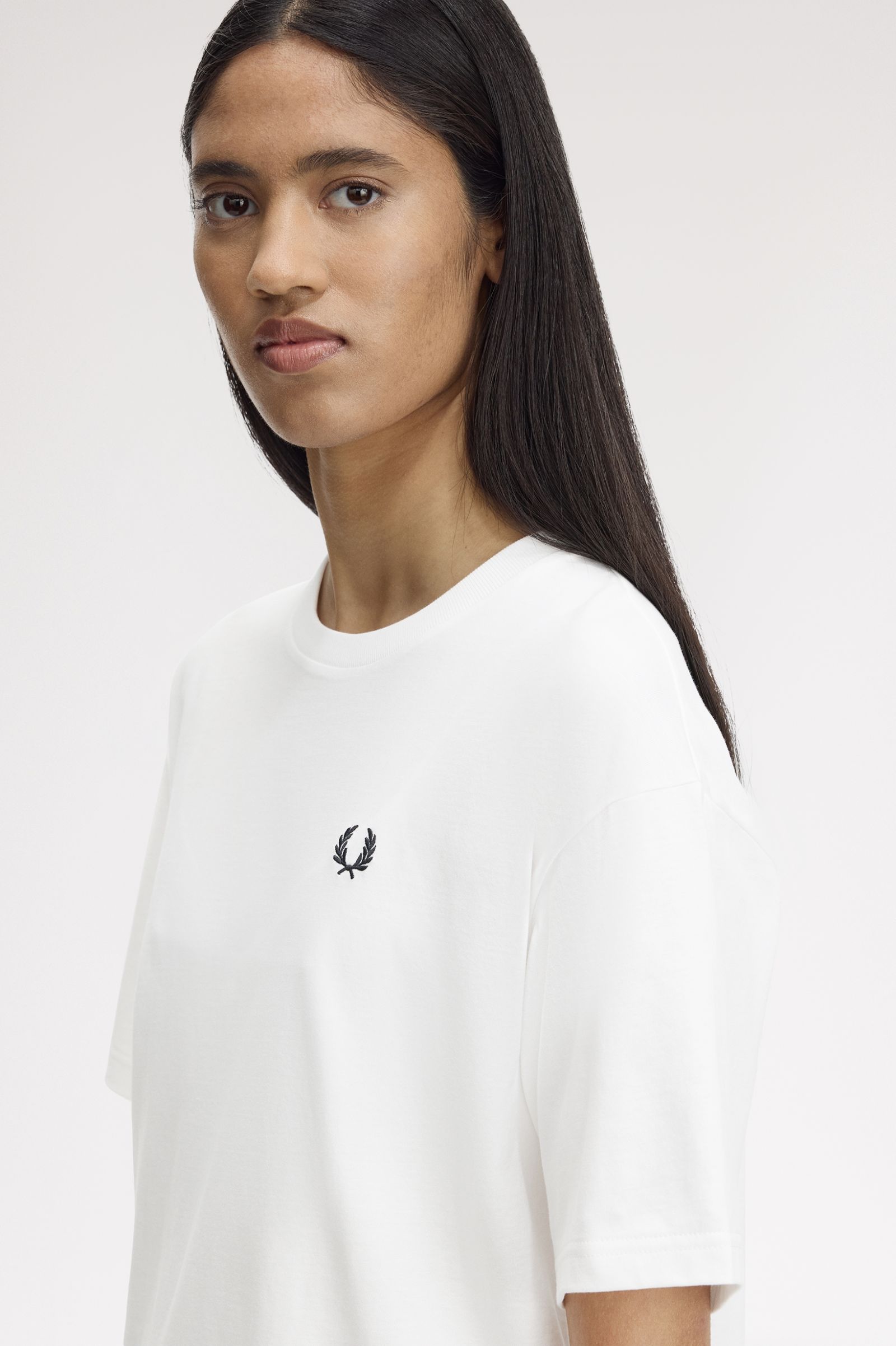 Crew Neck T-Shirt' Branco-3