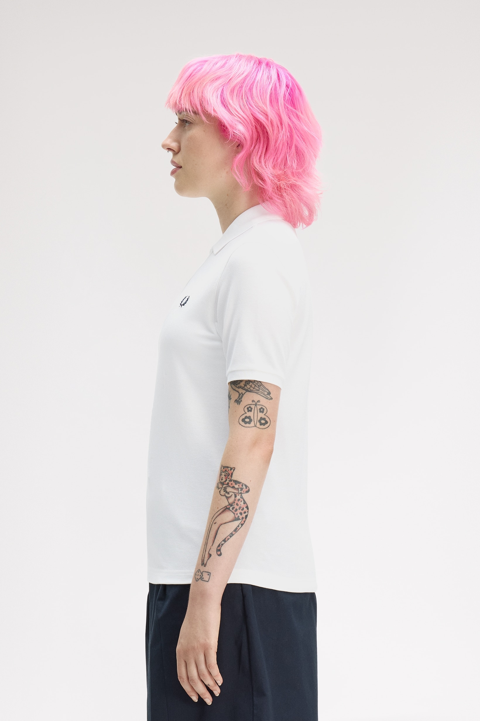 The Fred Perry Shirt' Branco-2