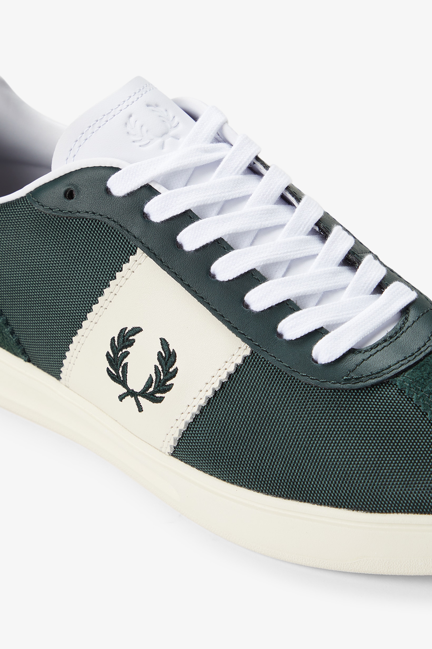 Sapatilhas 'B4' em Camurça Fred Perry Verde-6