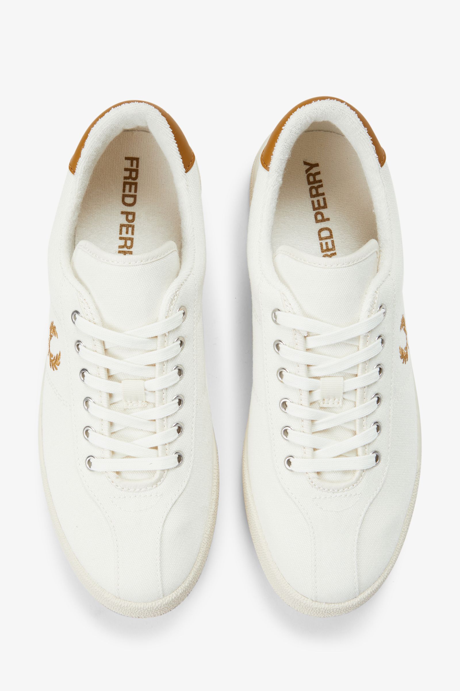 Sapatilhas Fred Perry 'Poly Canvas' Cru-2