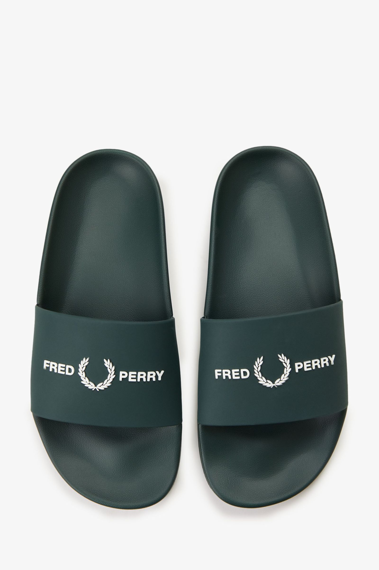 Chinelos 'Branded Slider' Verde-2