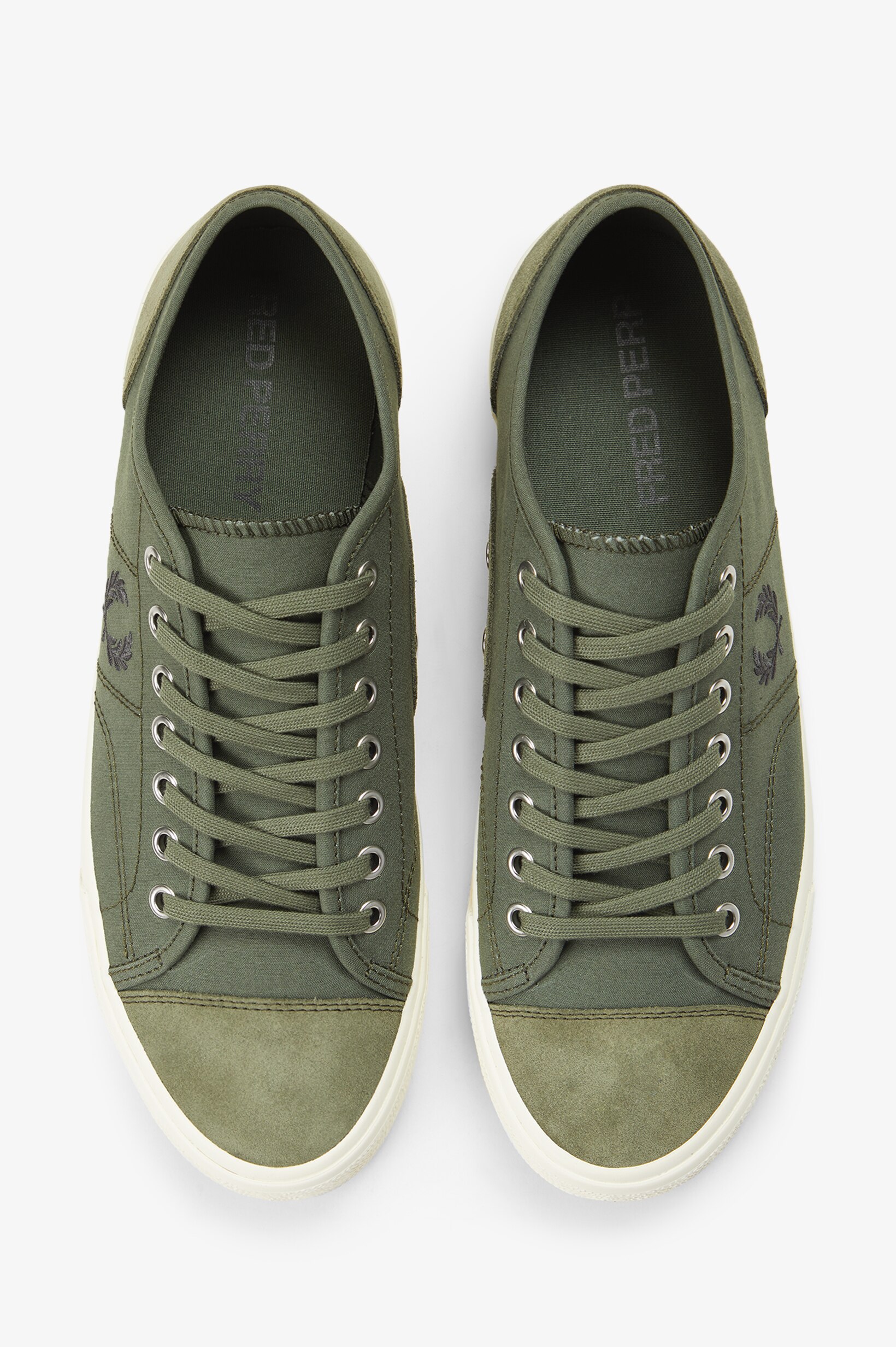 Sapatilhas Fred Perry 'Hughes Canvas Plimsoll' Verde-2