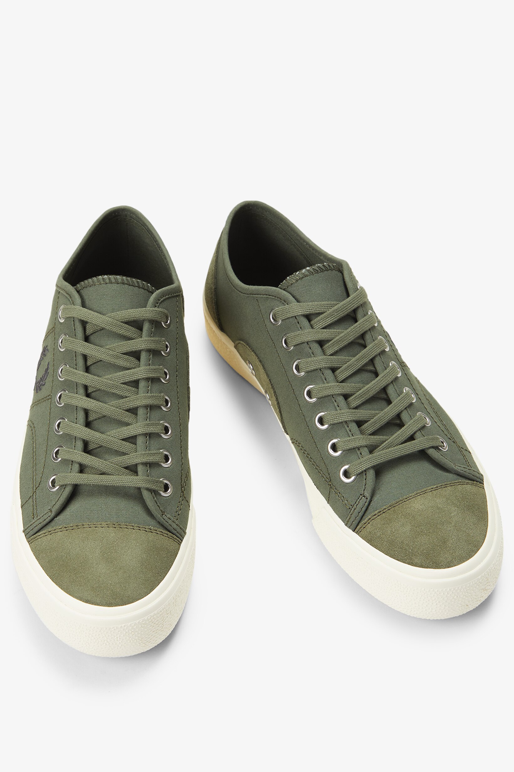 Sapatilhas Fred Perry 'Hughes Canvas Plimsoll' Verde-3