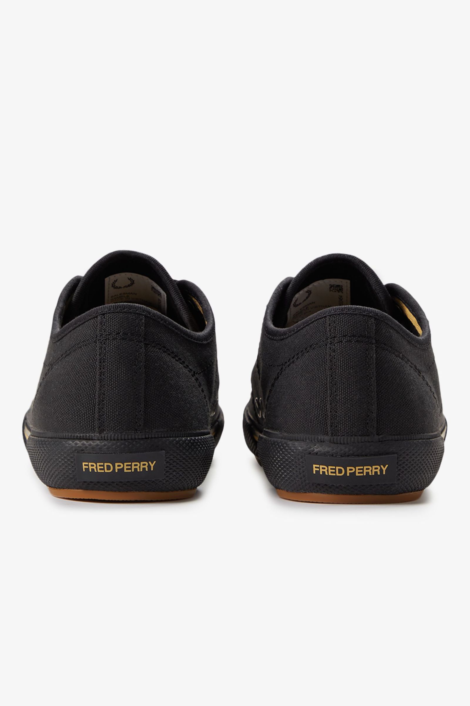 Sapatilhas Fred Perry B708 'Vintage Tennis Canvas' Preto-5