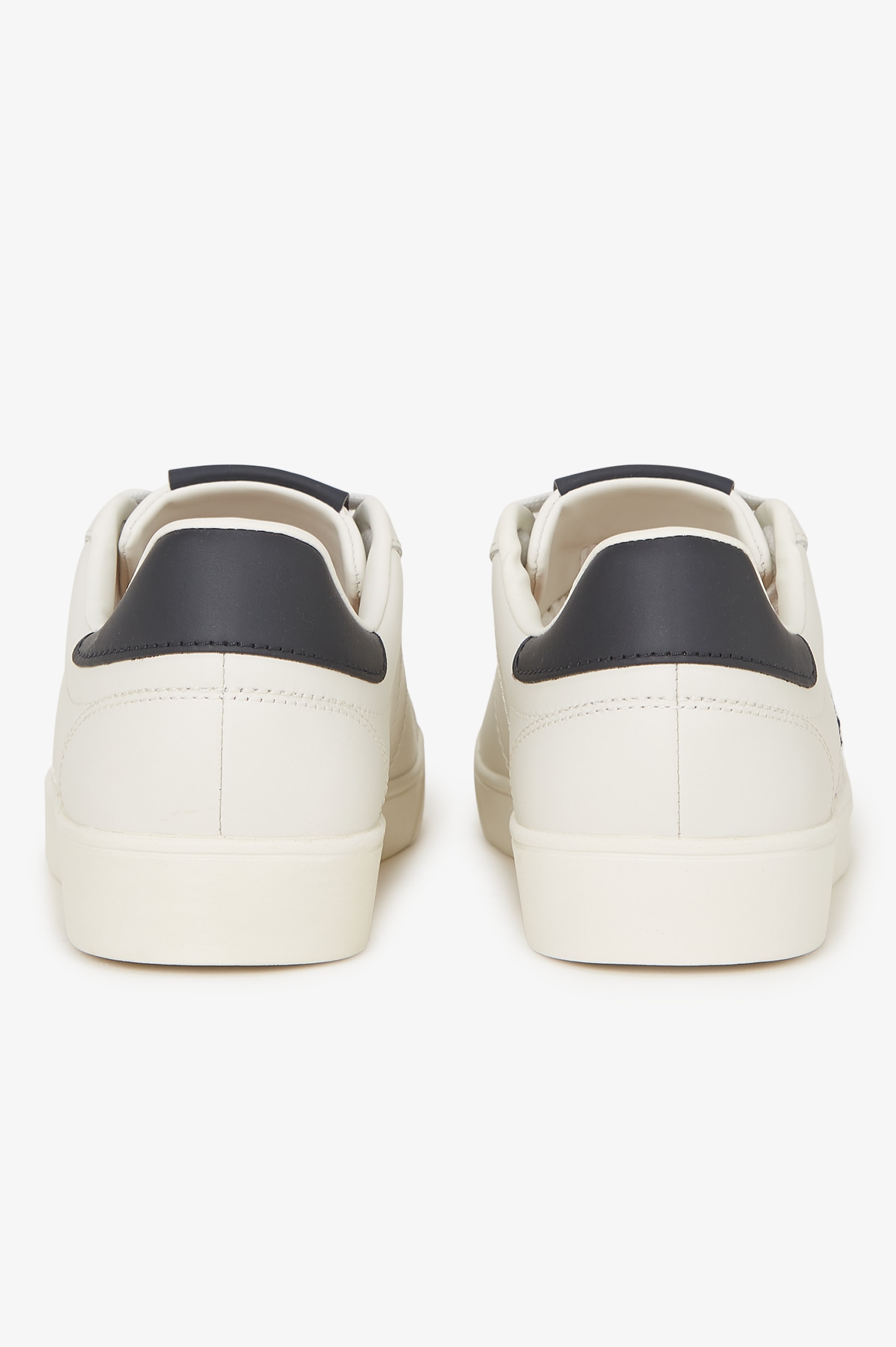 Sapatilhas Unissexo 'Spencer' em Pele Fred Perry Pérola-5