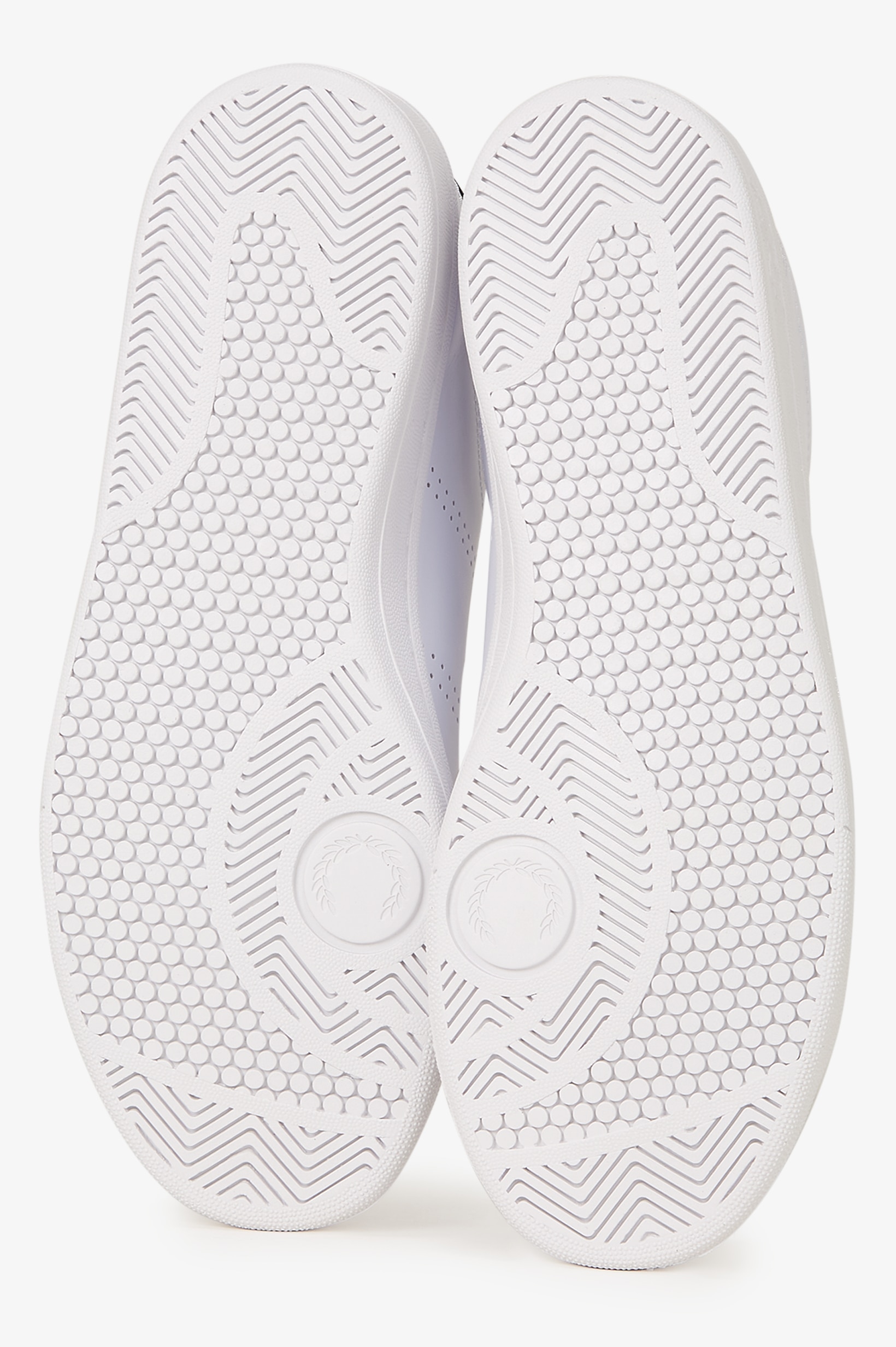 Sapatilhas Unissexo 'B721' em Pele Fred Perry Branco-4