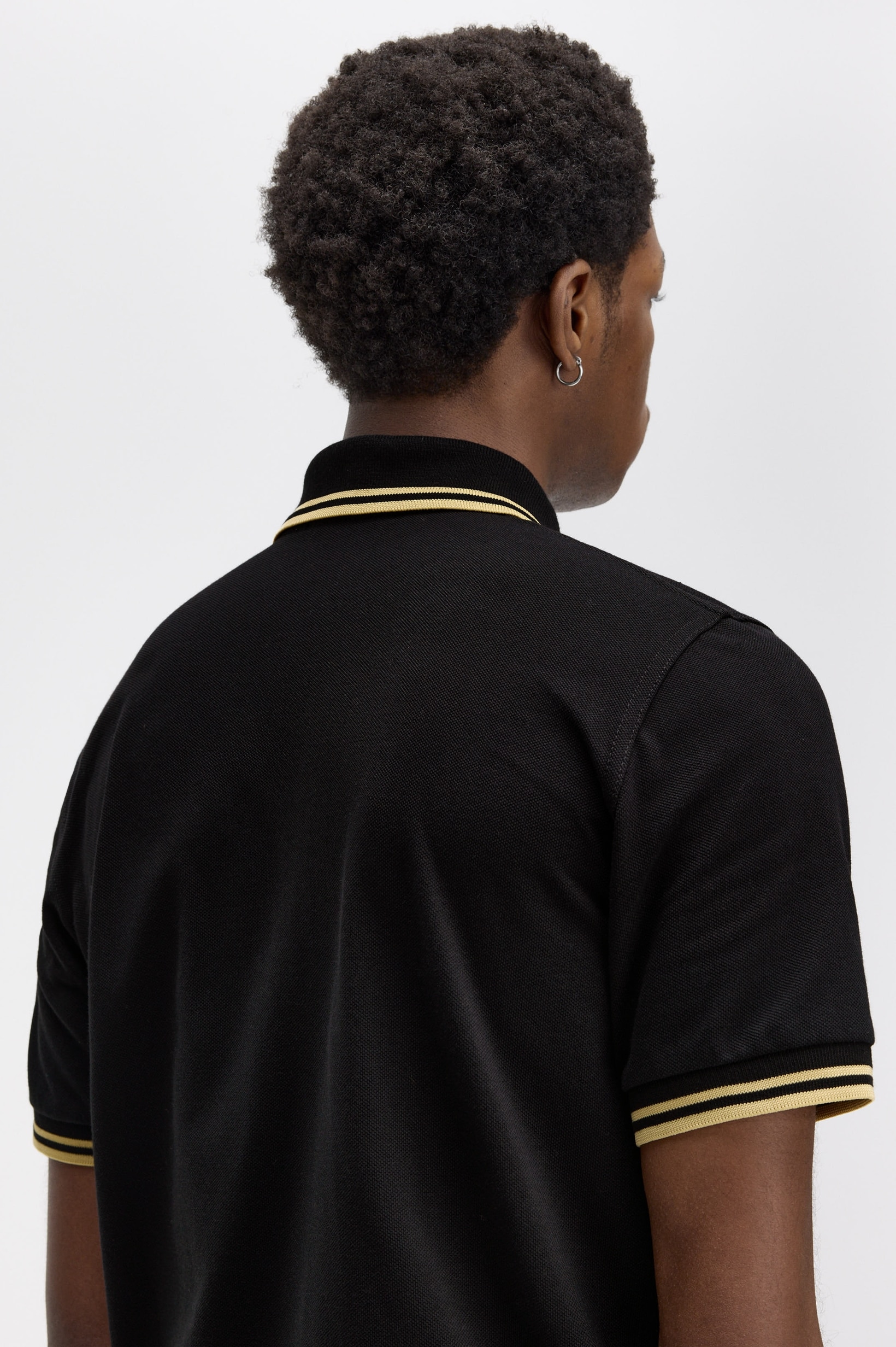 Polo Original 'Twin Tipped Fred Perry Shirt' Preto-2