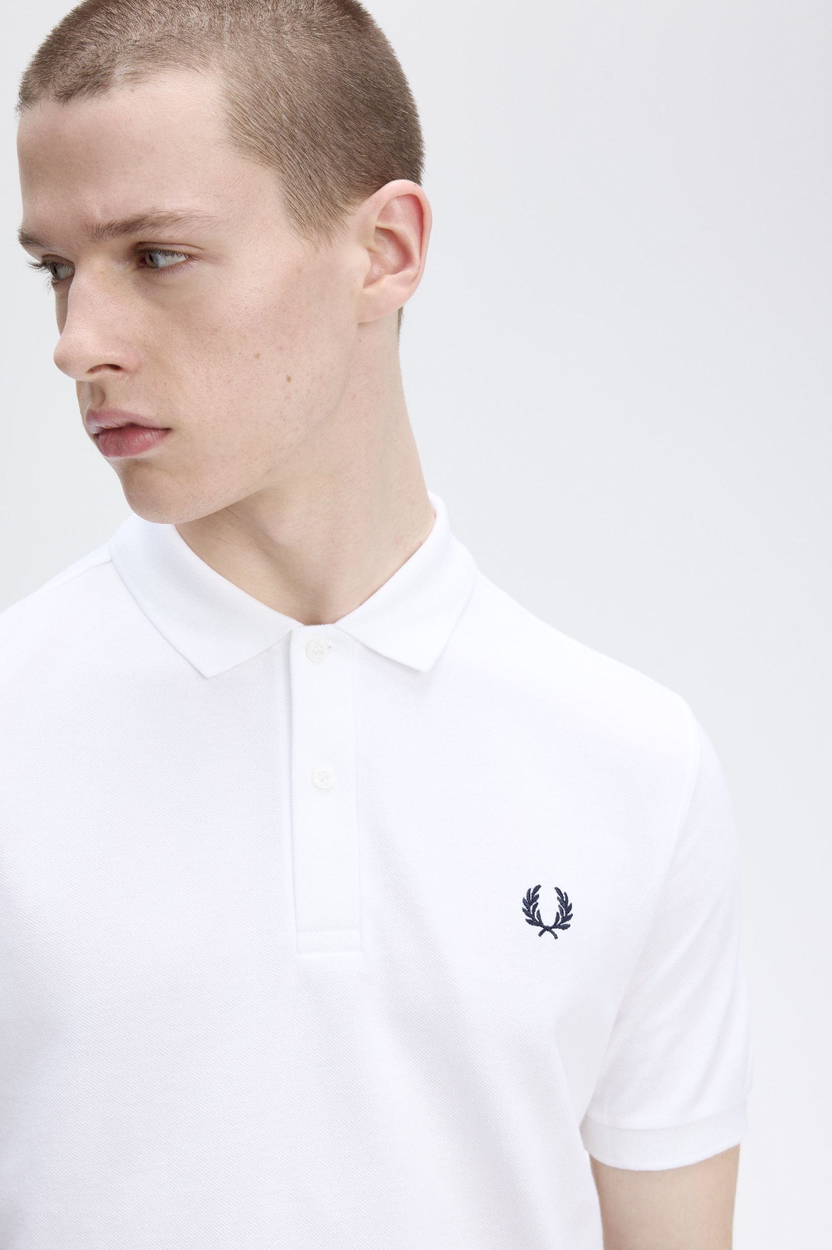 Polo Fred Perry 'M6000' Branco-3