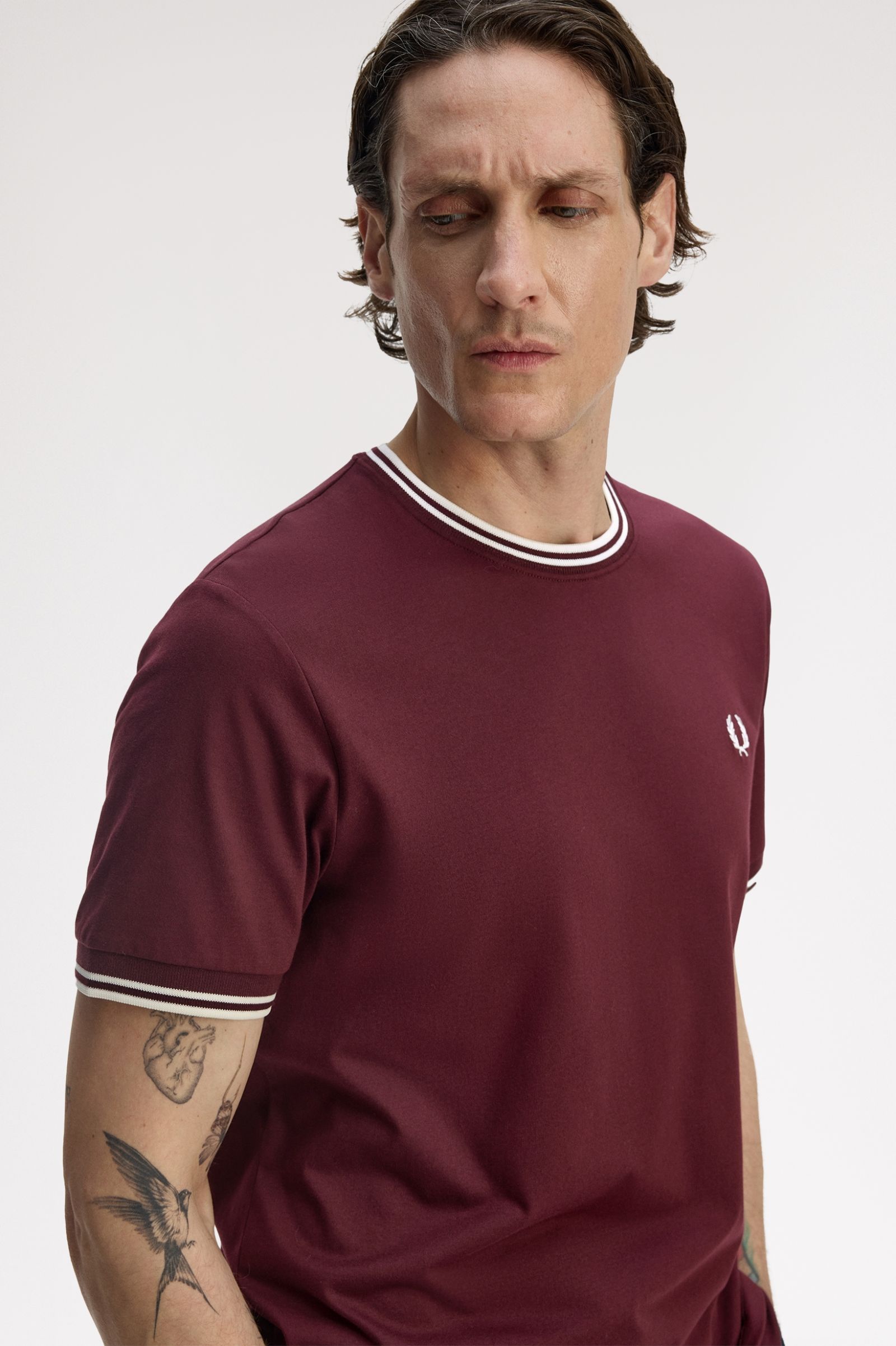 T-Shirt 'Twin Tipped' em Bordeaux Bordeaux-2